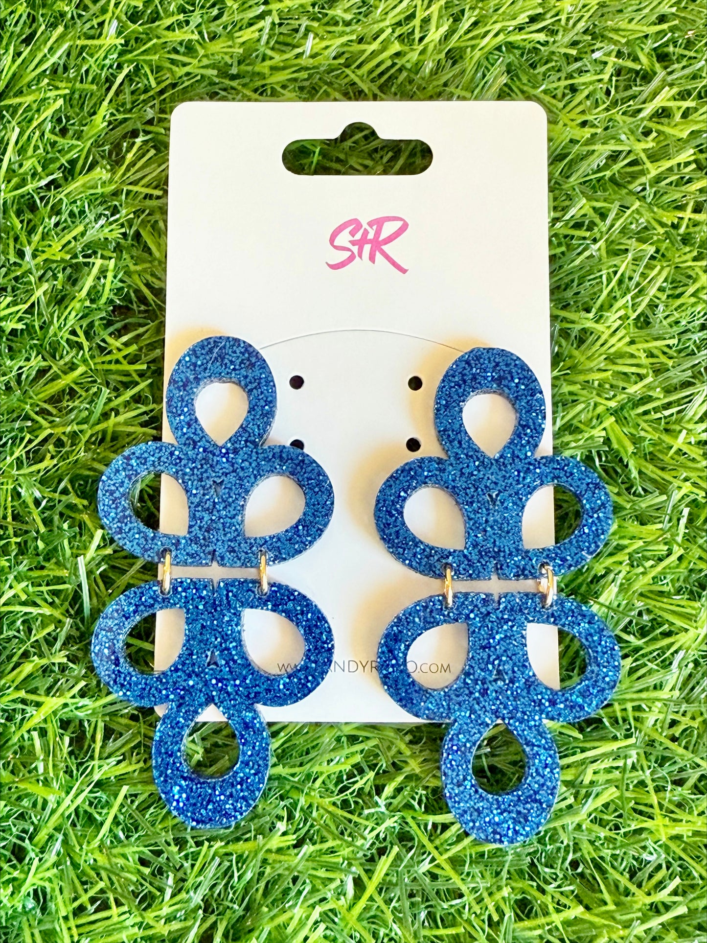 Blue Glitter Janey