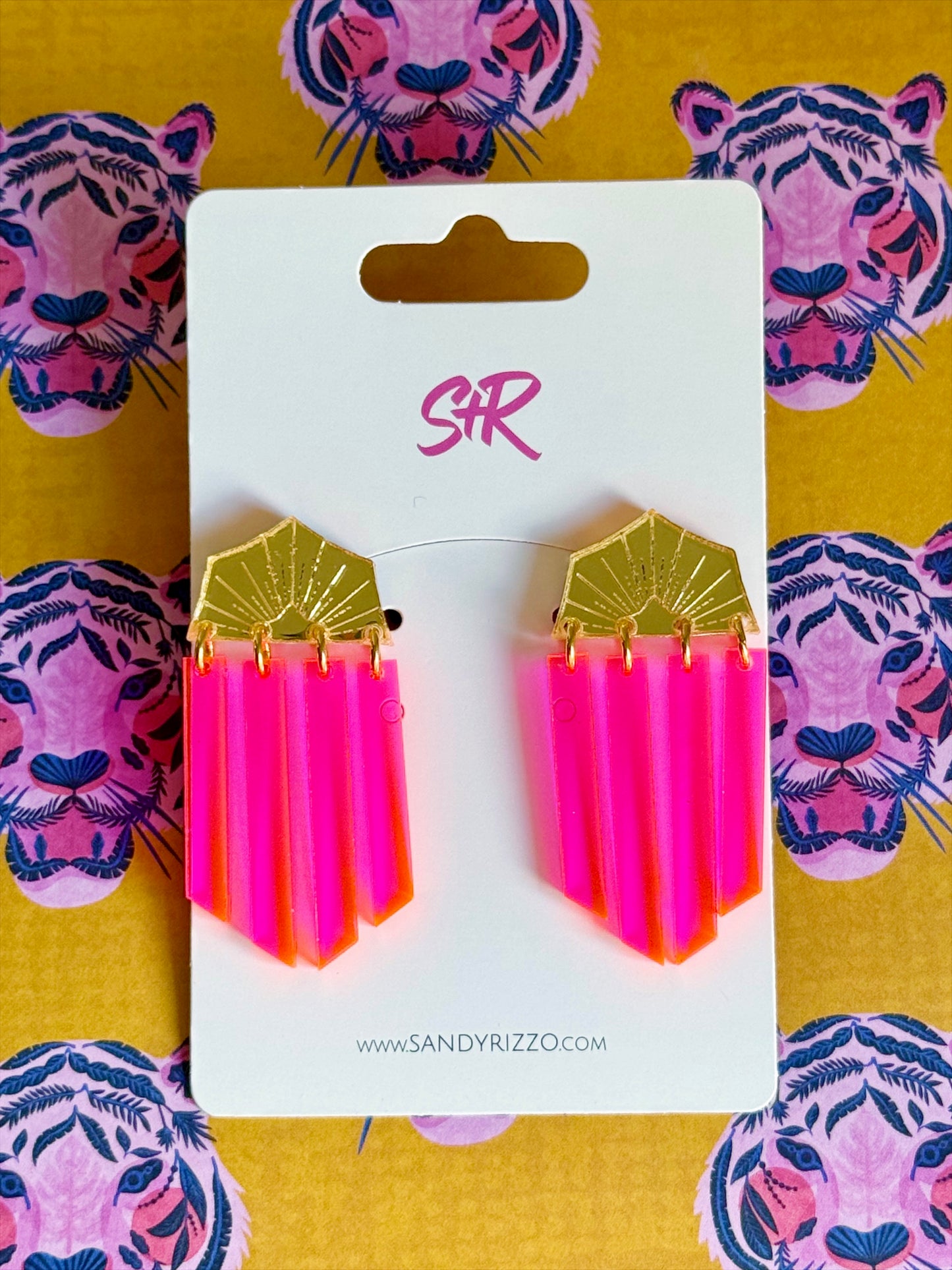 Starburst Pink Dangle