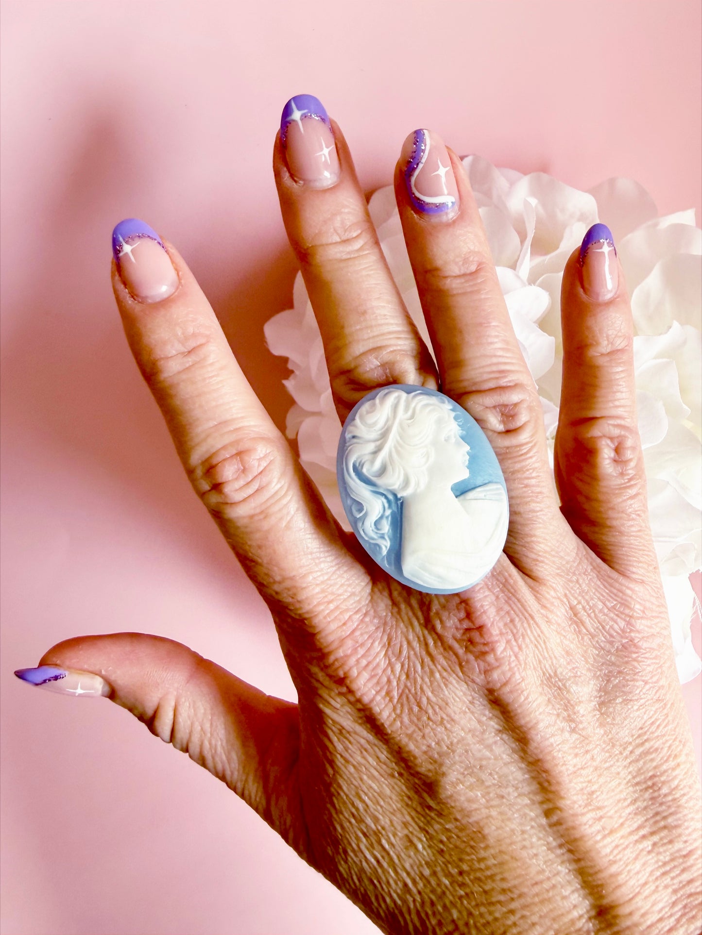 Leetie Vintage Cameo Ring