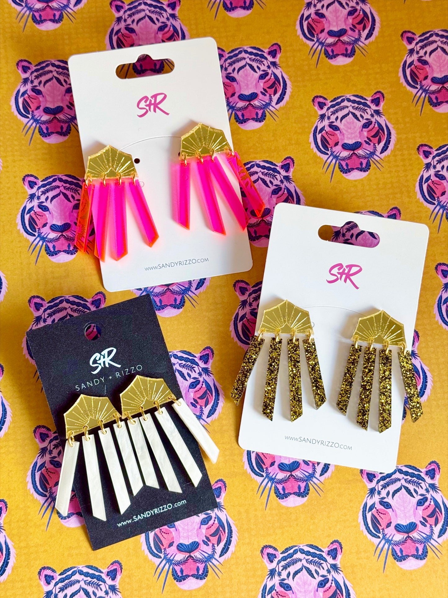 Starburst Pink Dangle