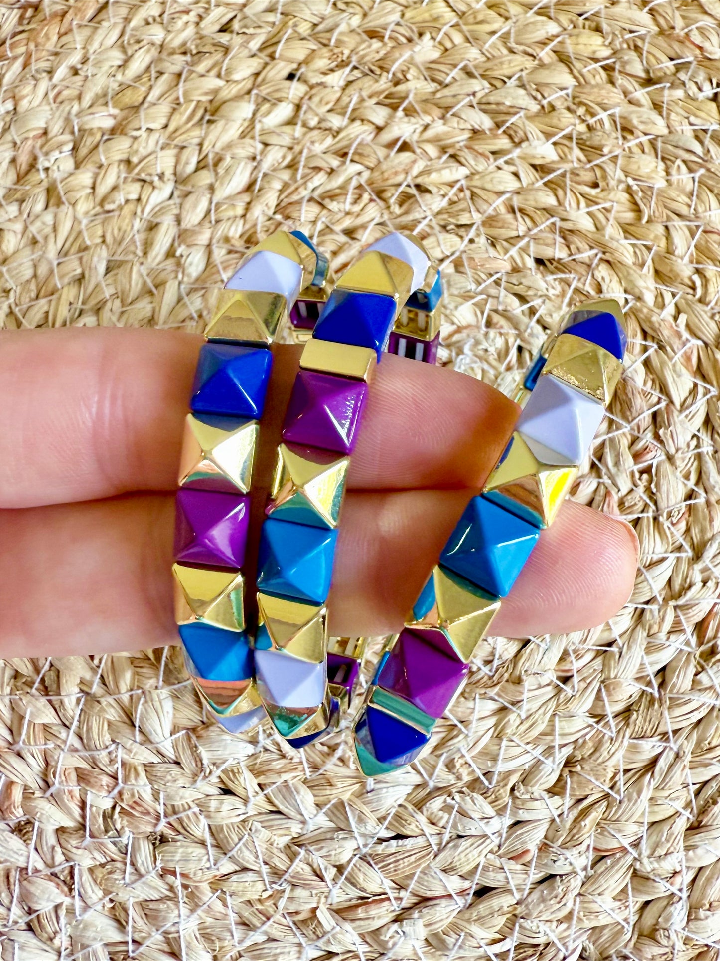 Purple Passion Studded Bracelet