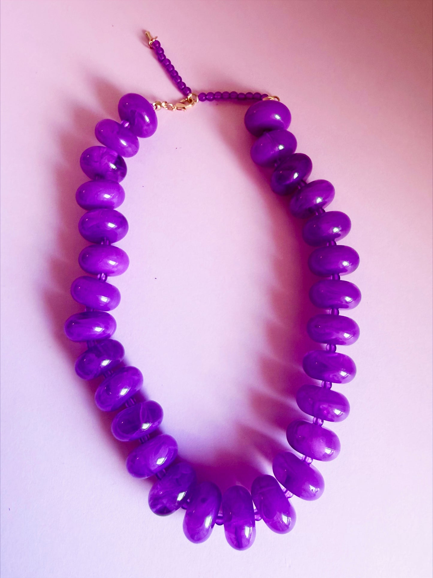 The Sandy Necklace - Purple
