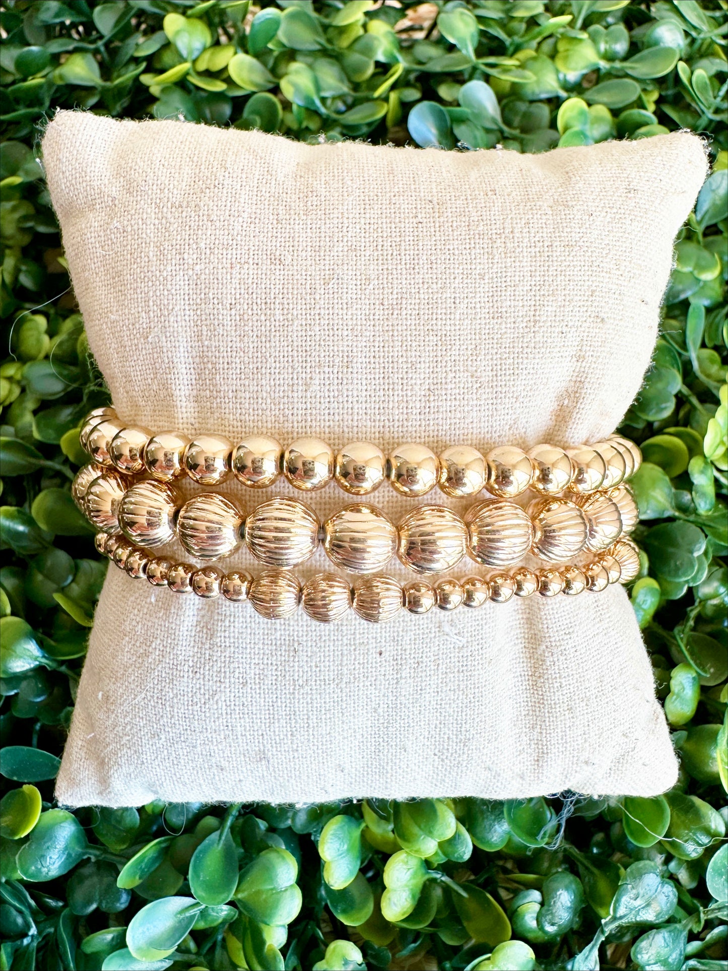 Water Resistant Gold Chunky Stack