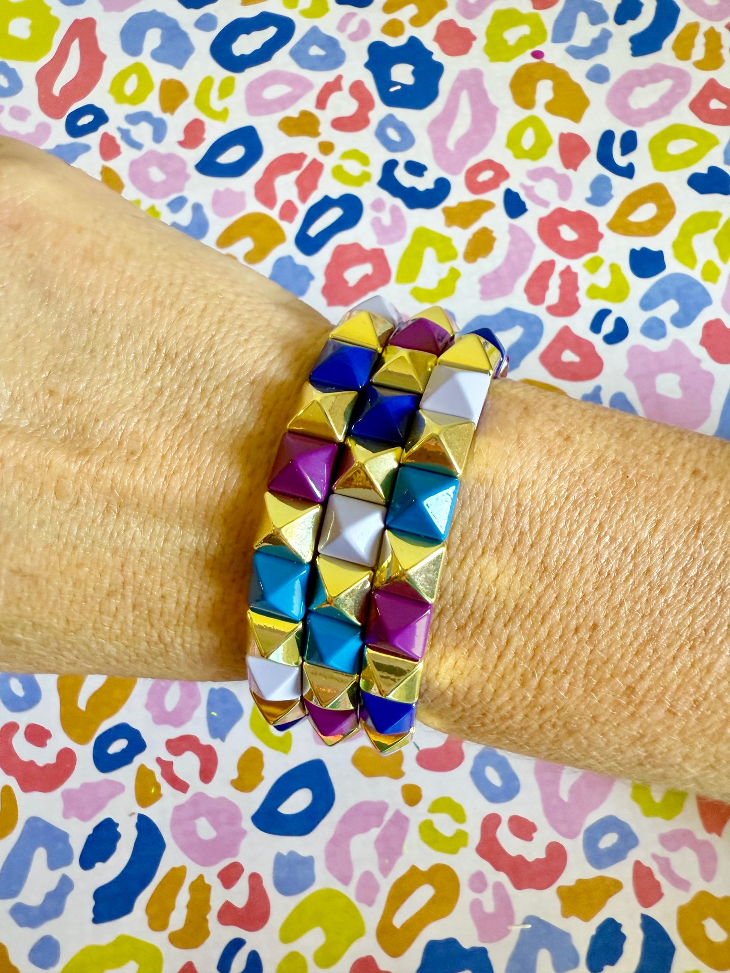 Purple Passion Studded Bracelet