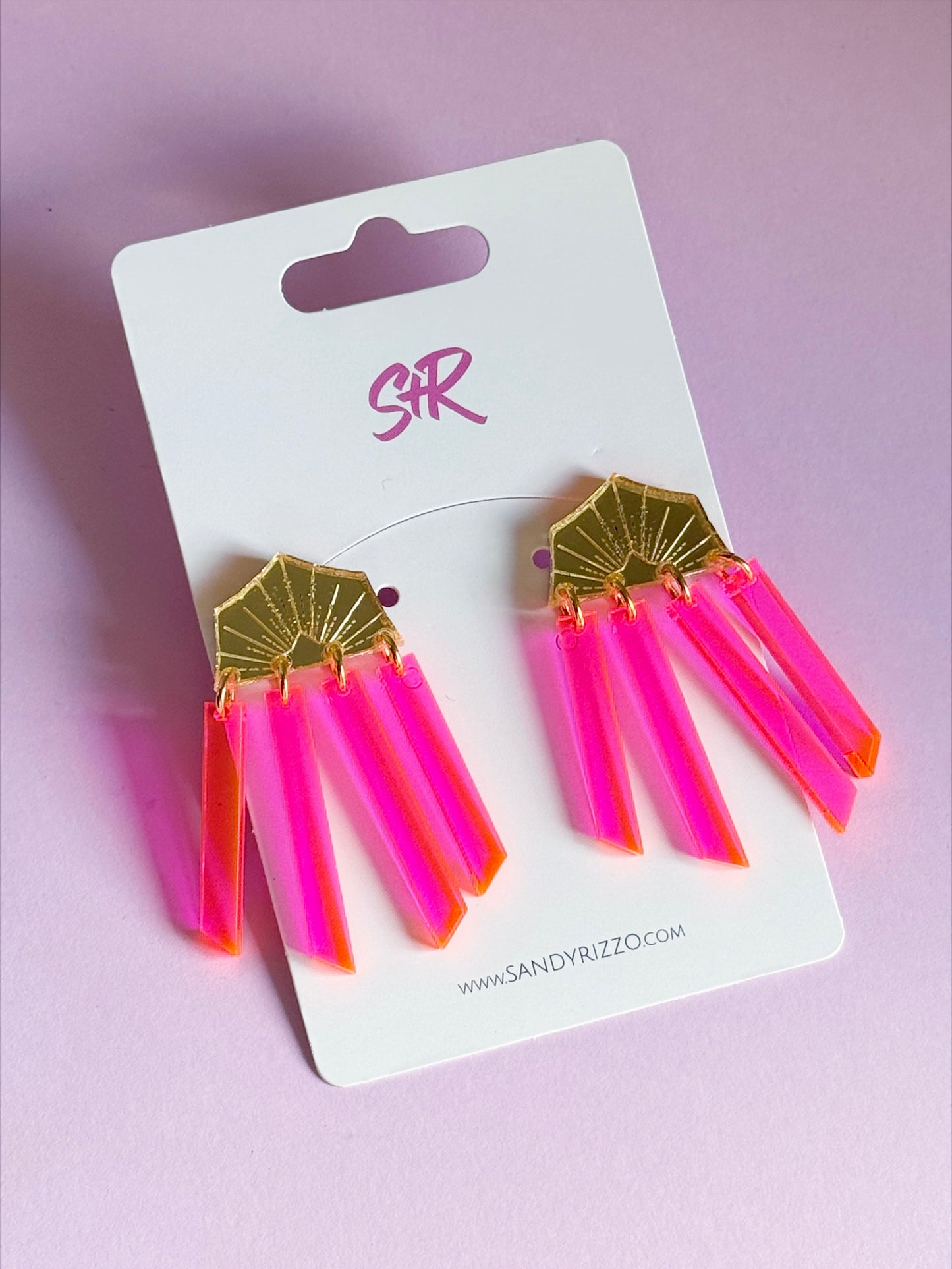 Starburst Pink Dangle