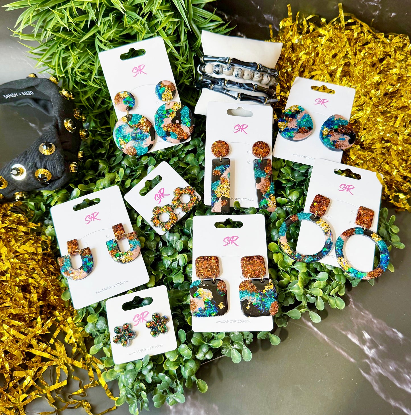 Father Figure Flower Stud