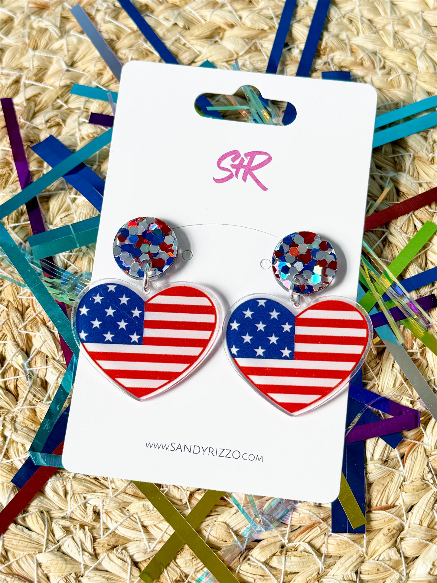 America Heart Dangle