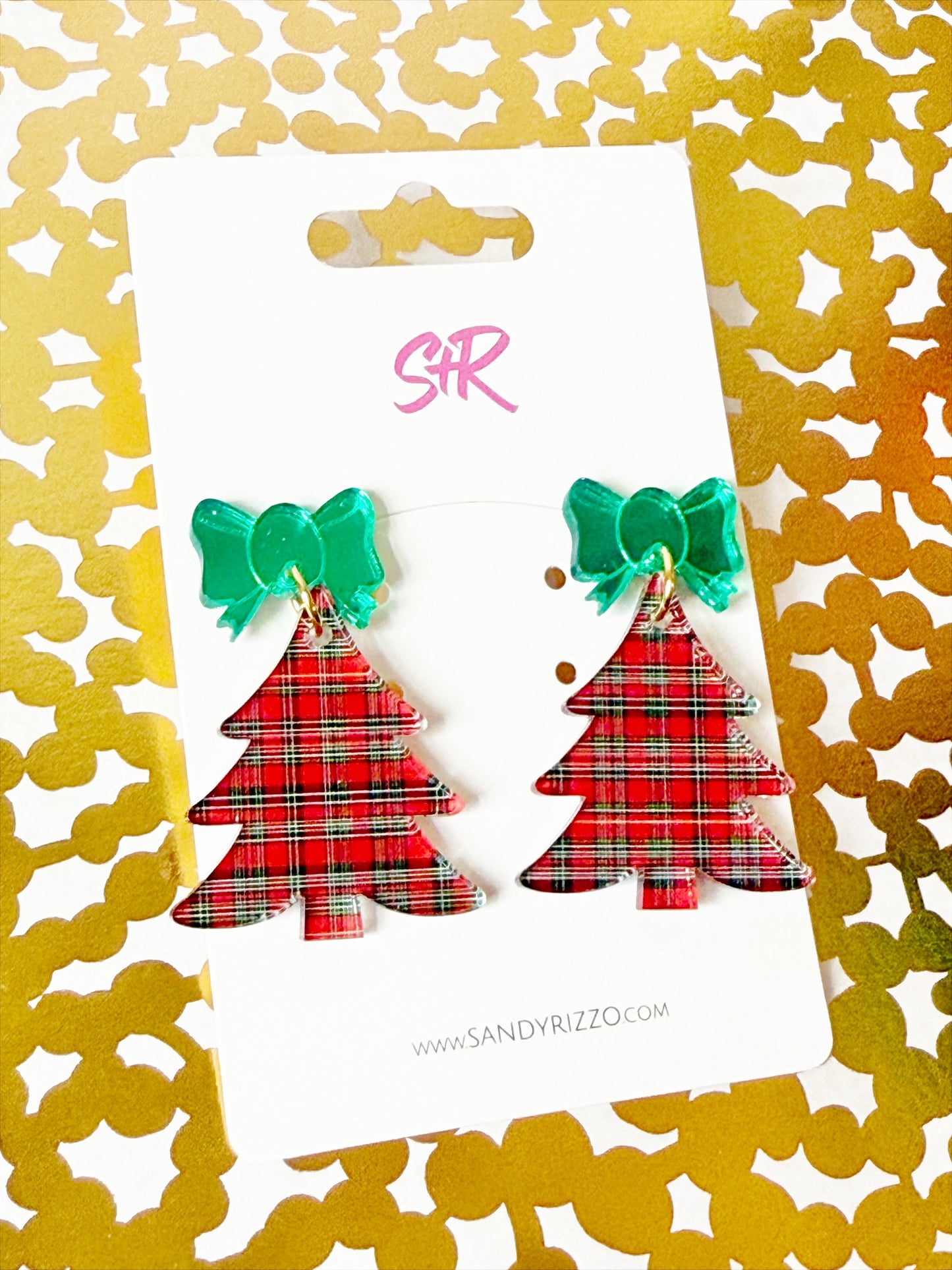 Red Plaid Christmas Tree