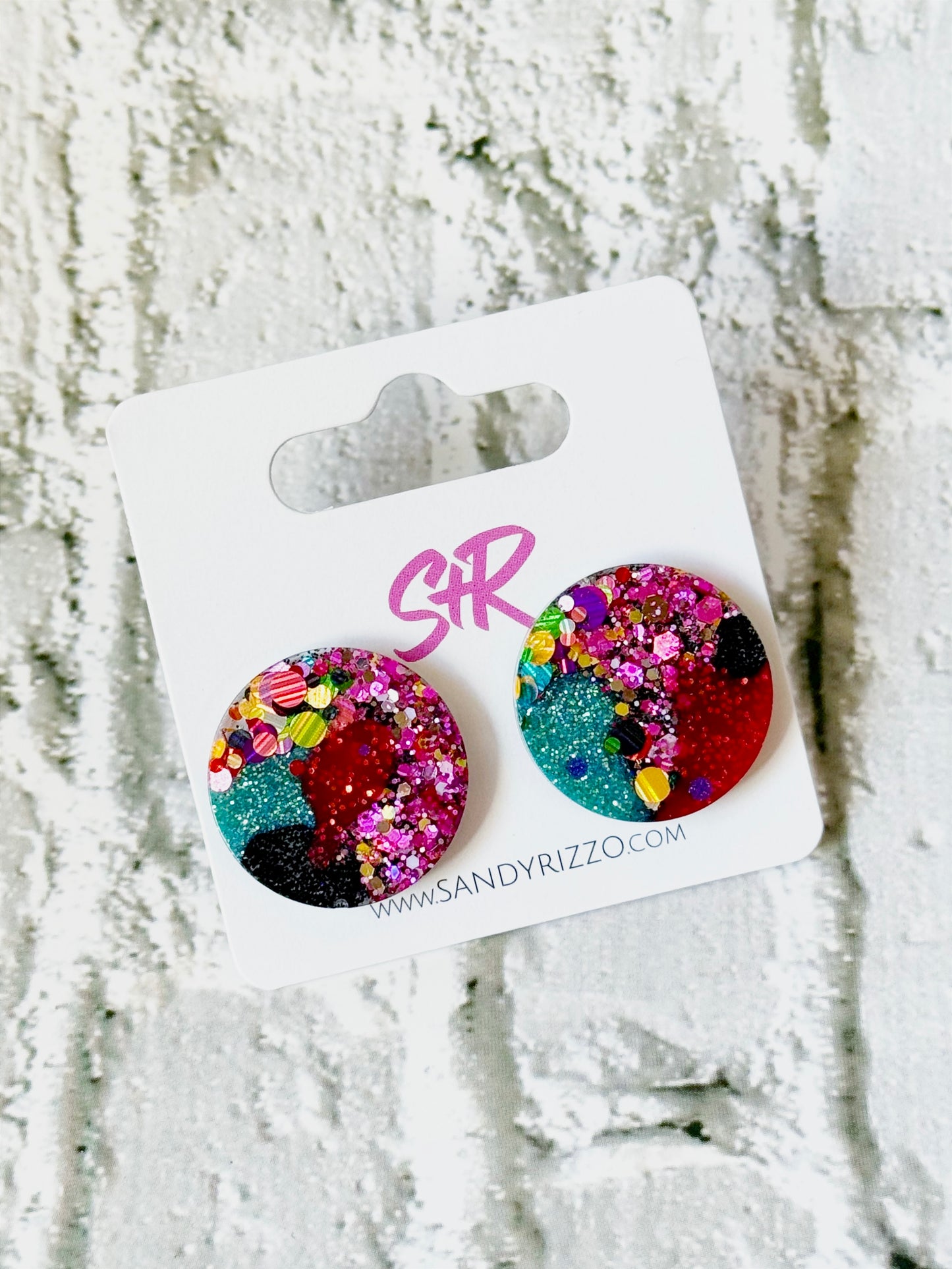 Rainbow Art Buttons