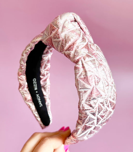 Pink & Silver Shimmer Headband