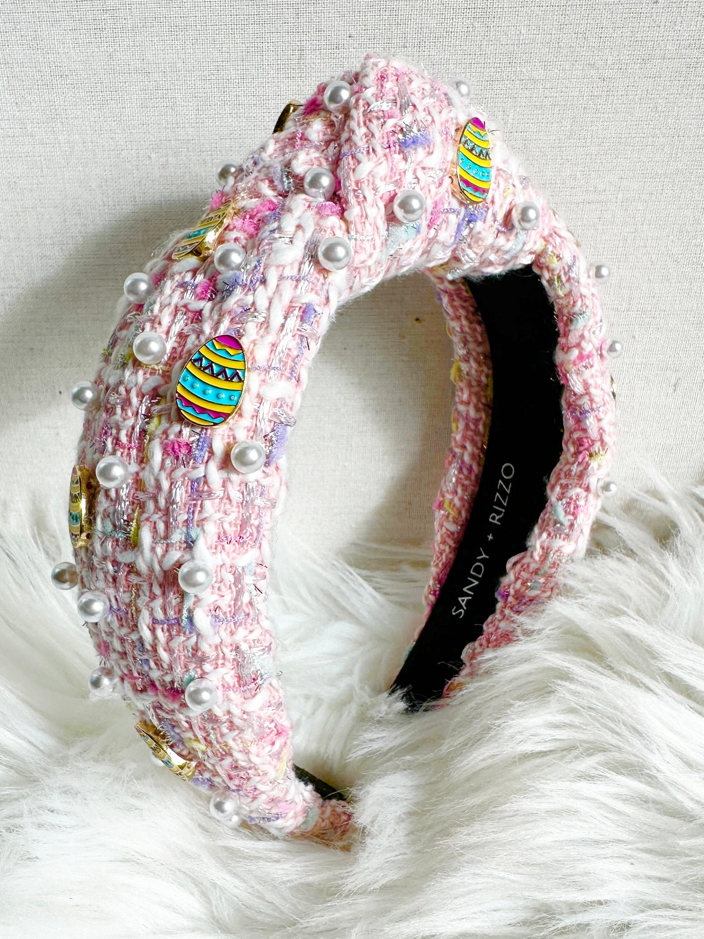 Easter Charm Tweed Headband