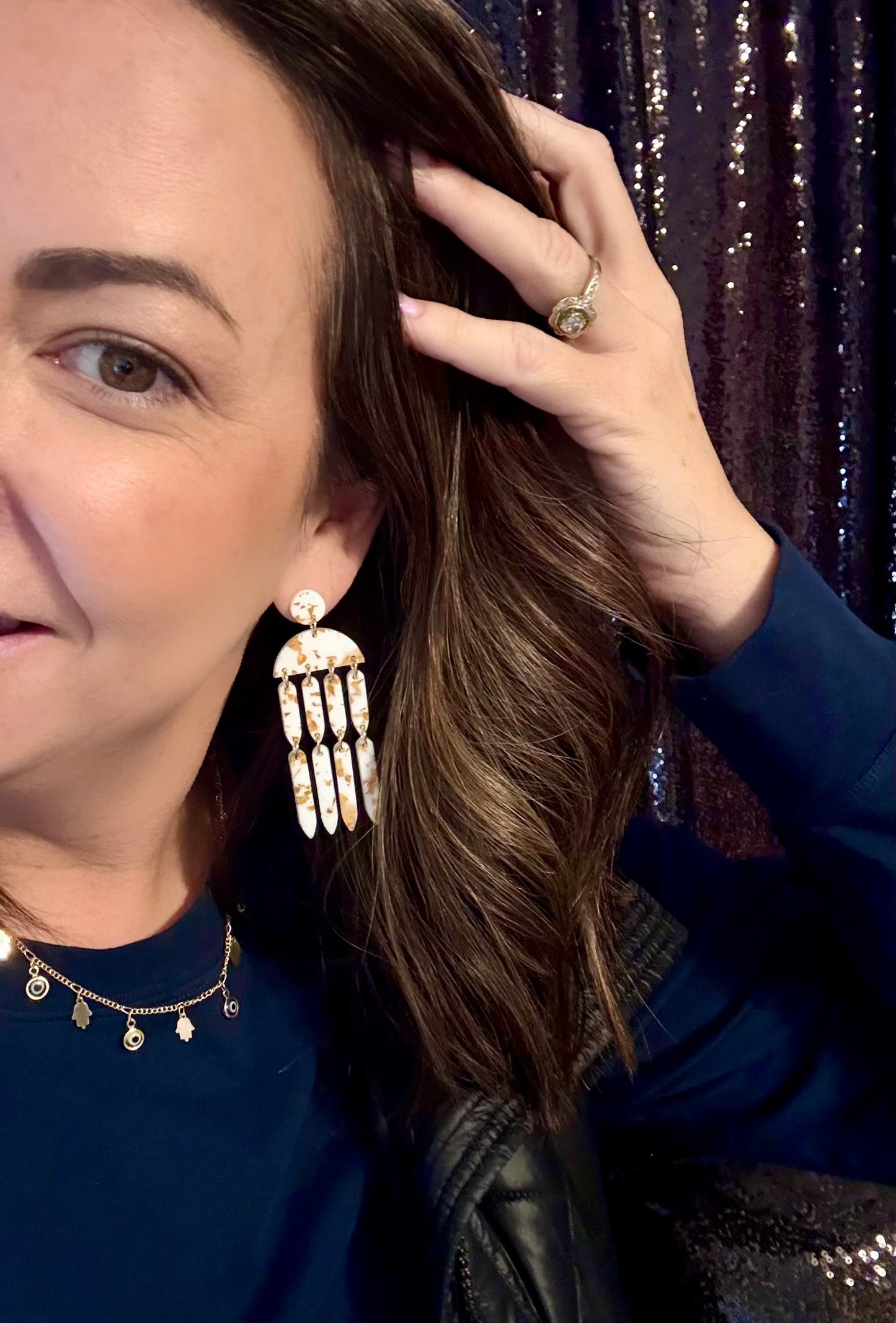 Cream and Gold Leetie