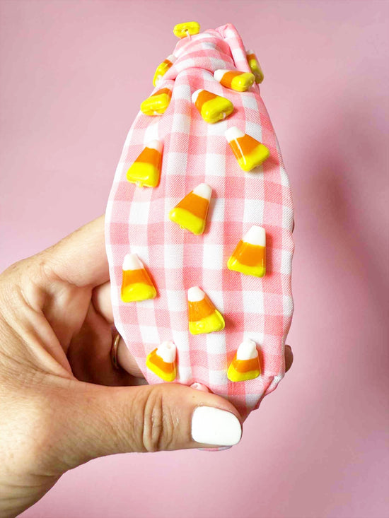 Pink Candy Corn Headband