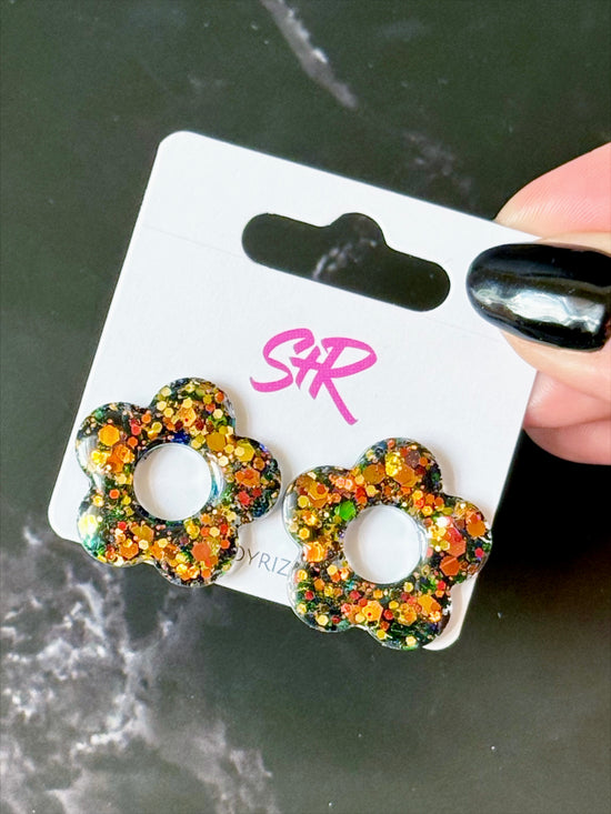 Father Figure Flower Stud