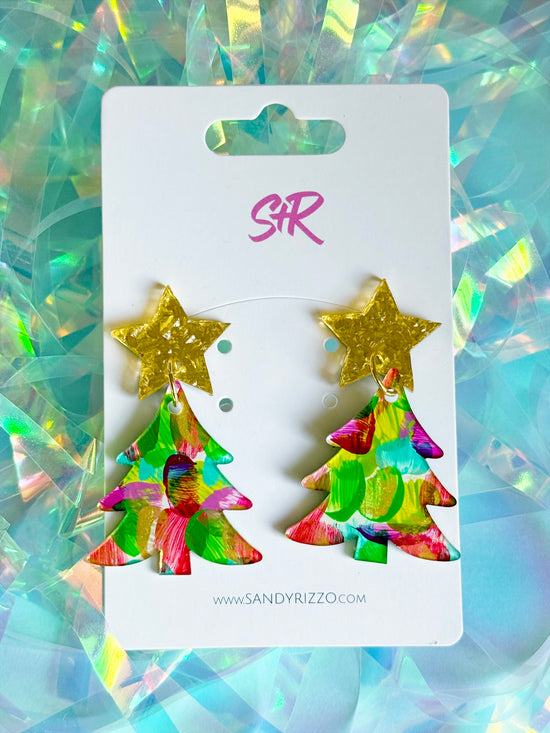Merry and Bright Art Tree