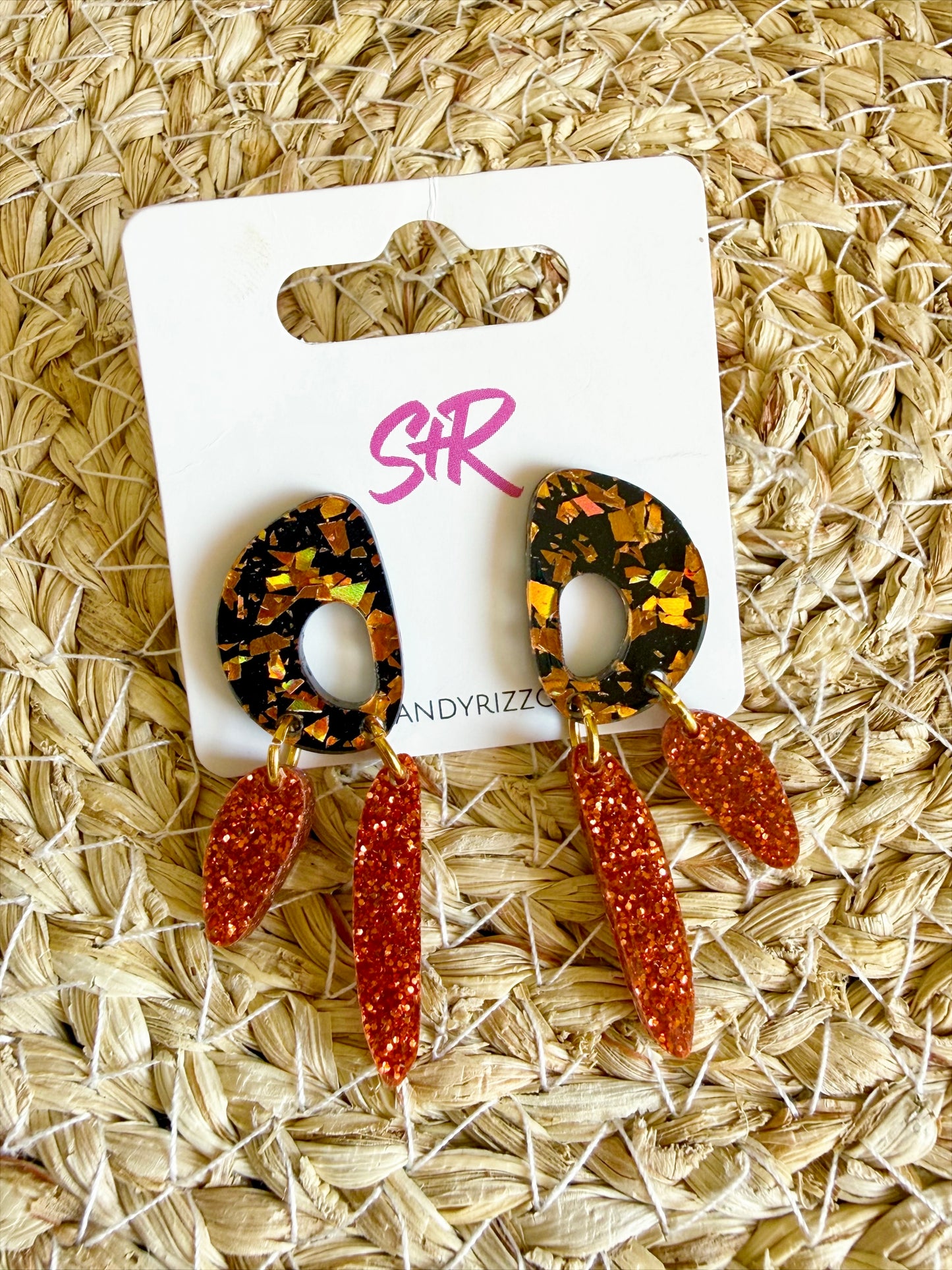 Orange and Black Aubrey Flair