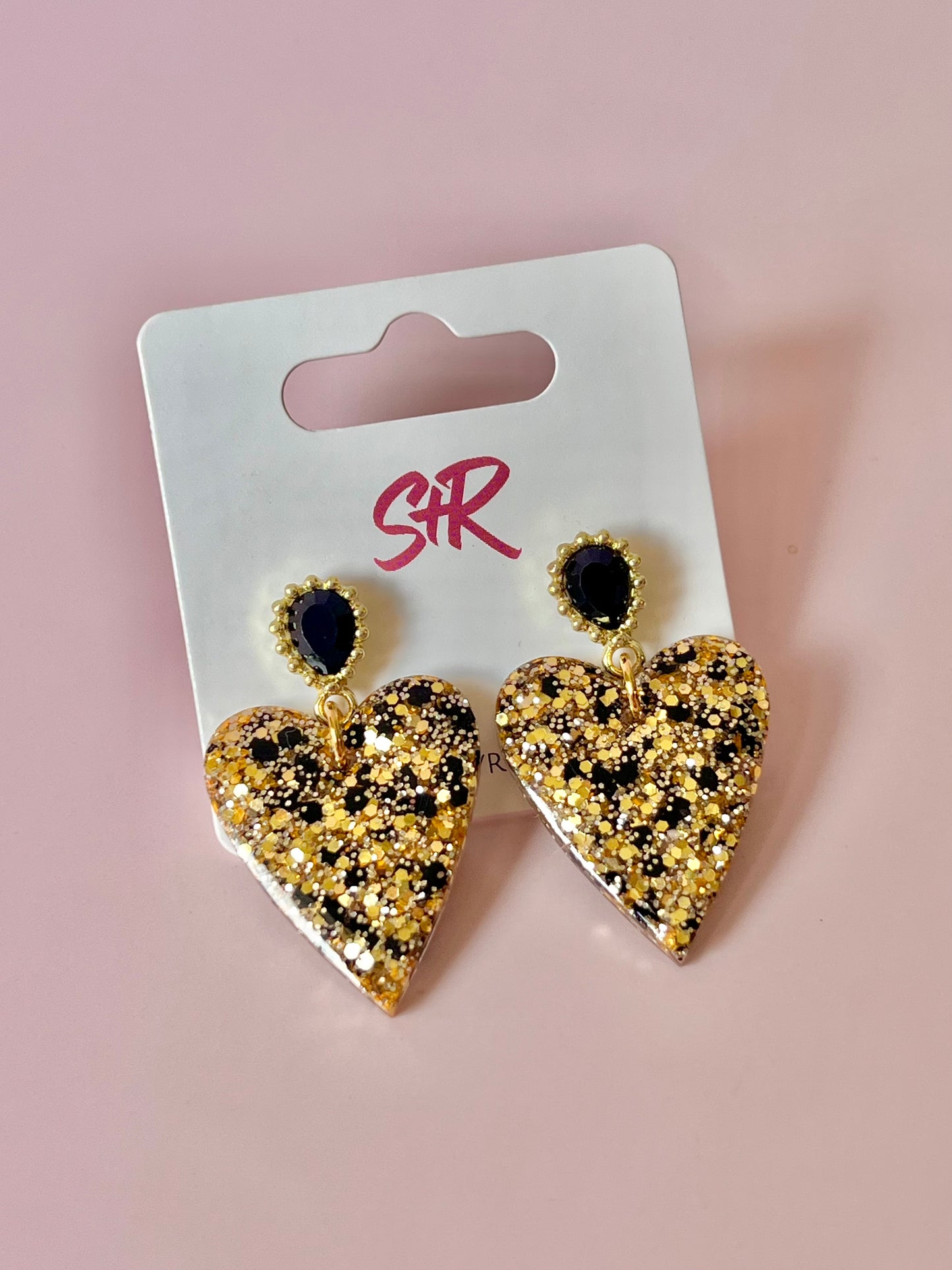 Black and Gold Petite Lesley