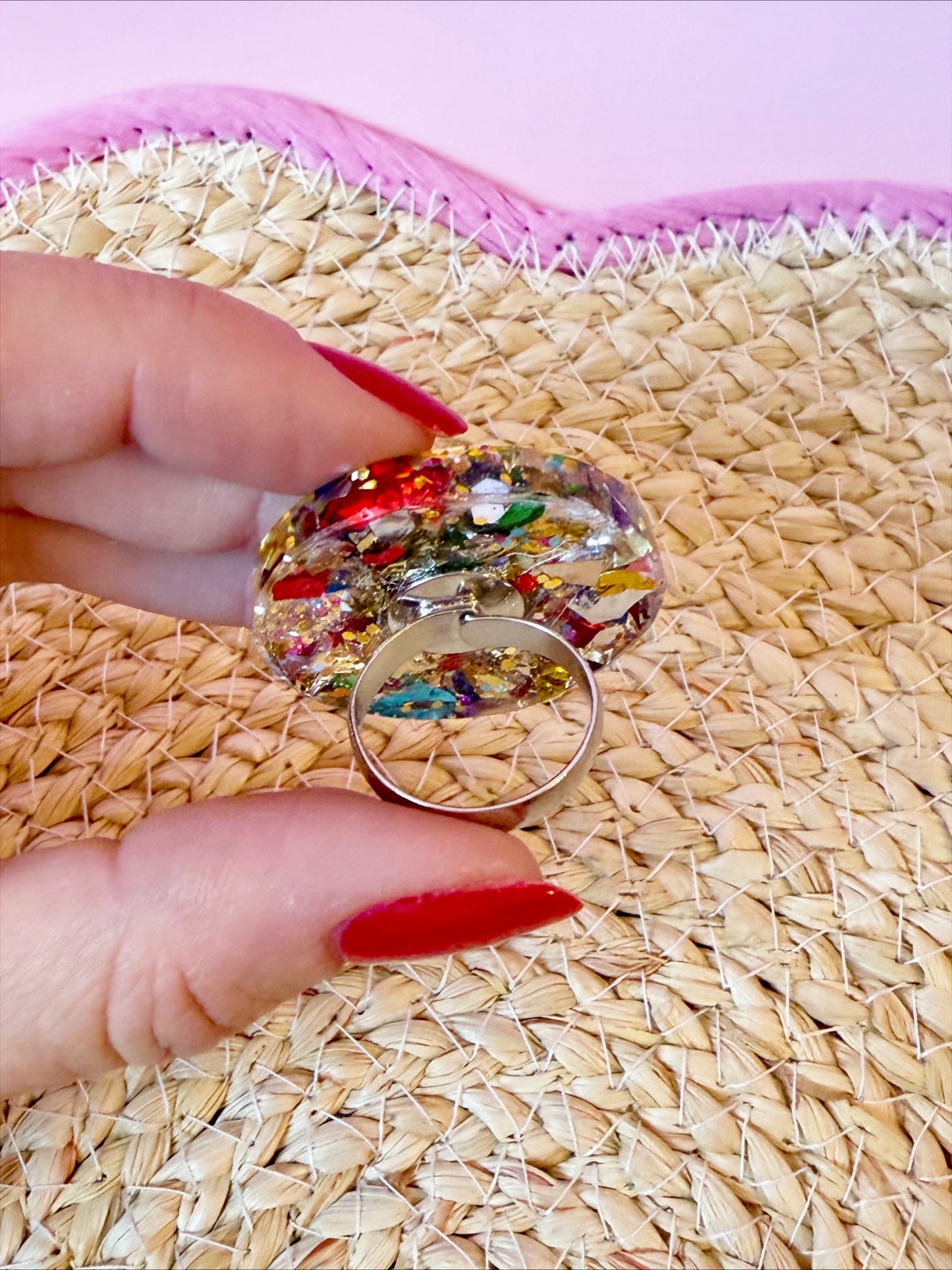 Stained Glass Cocktail Ring