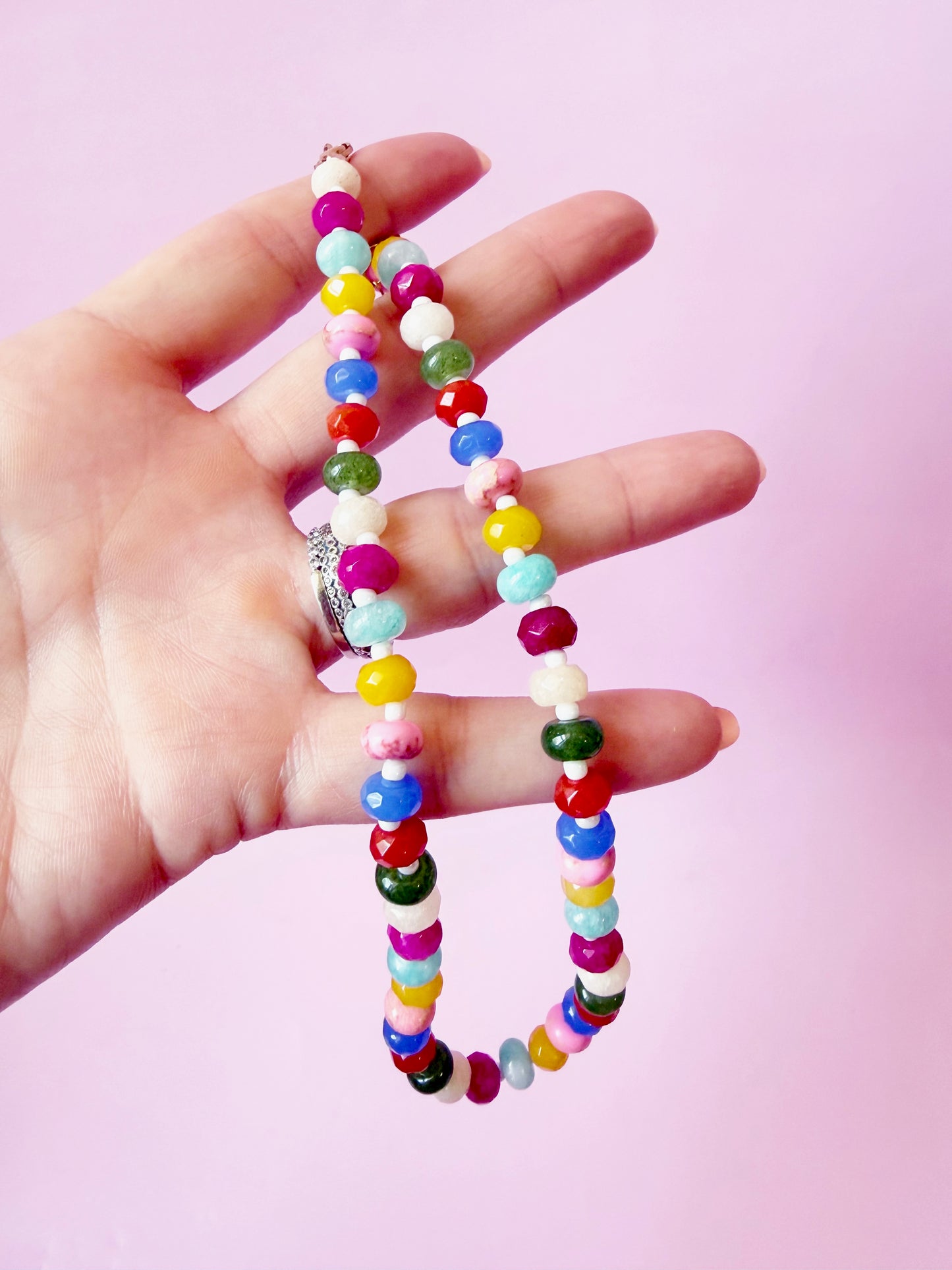 Rainbow Candy Crush Necklace
