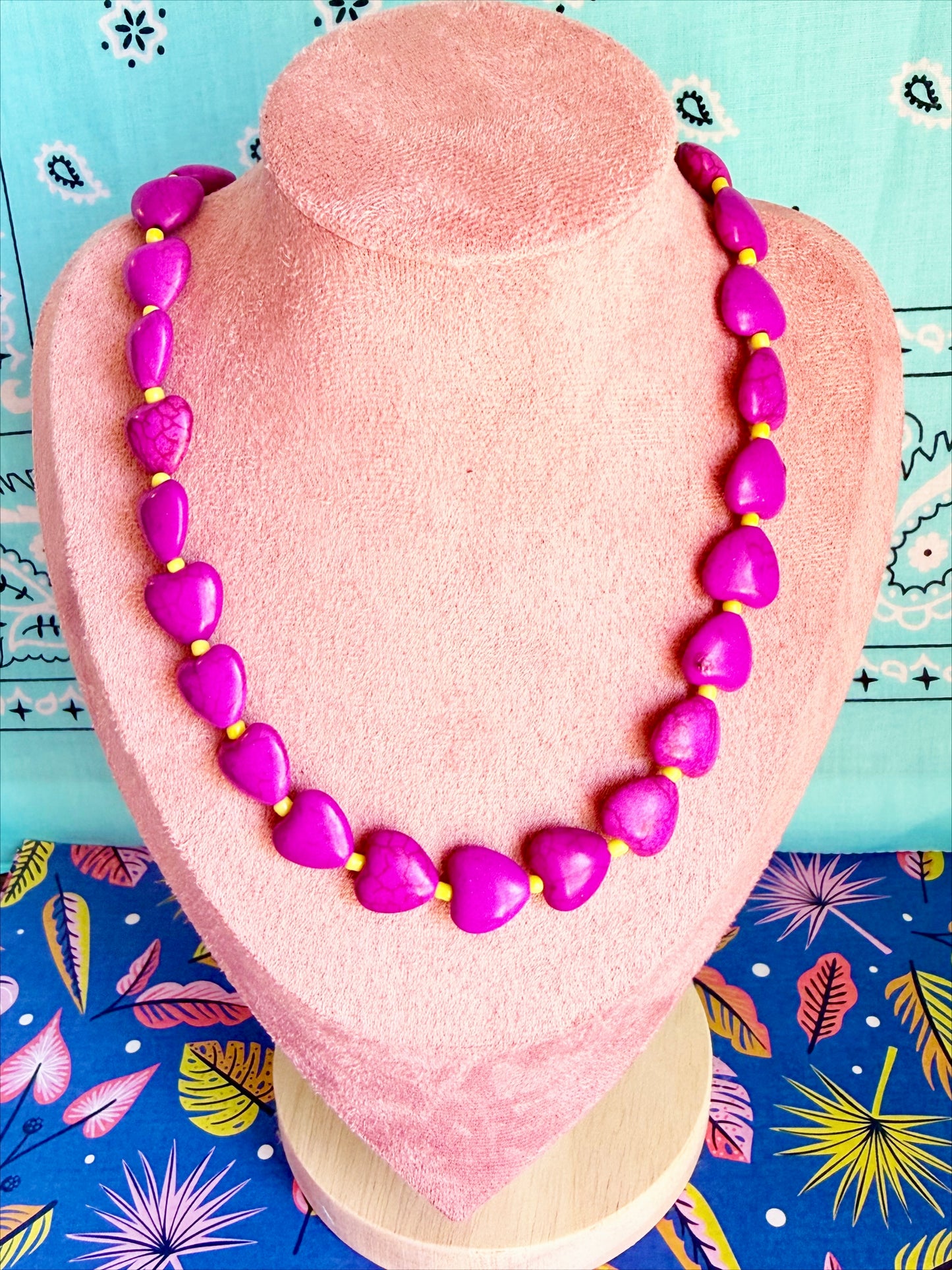 Purple Heart Necklace