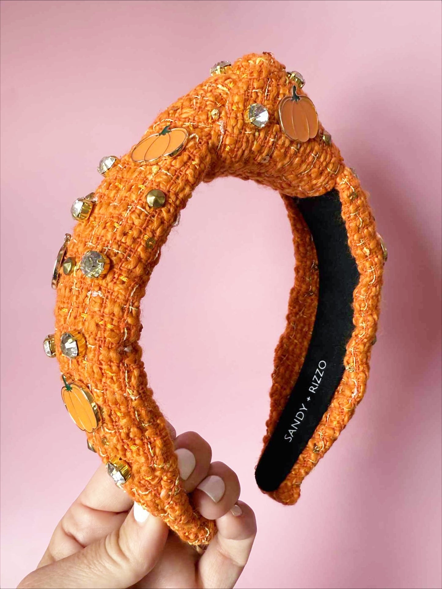 Pumpkin Tweed Headband