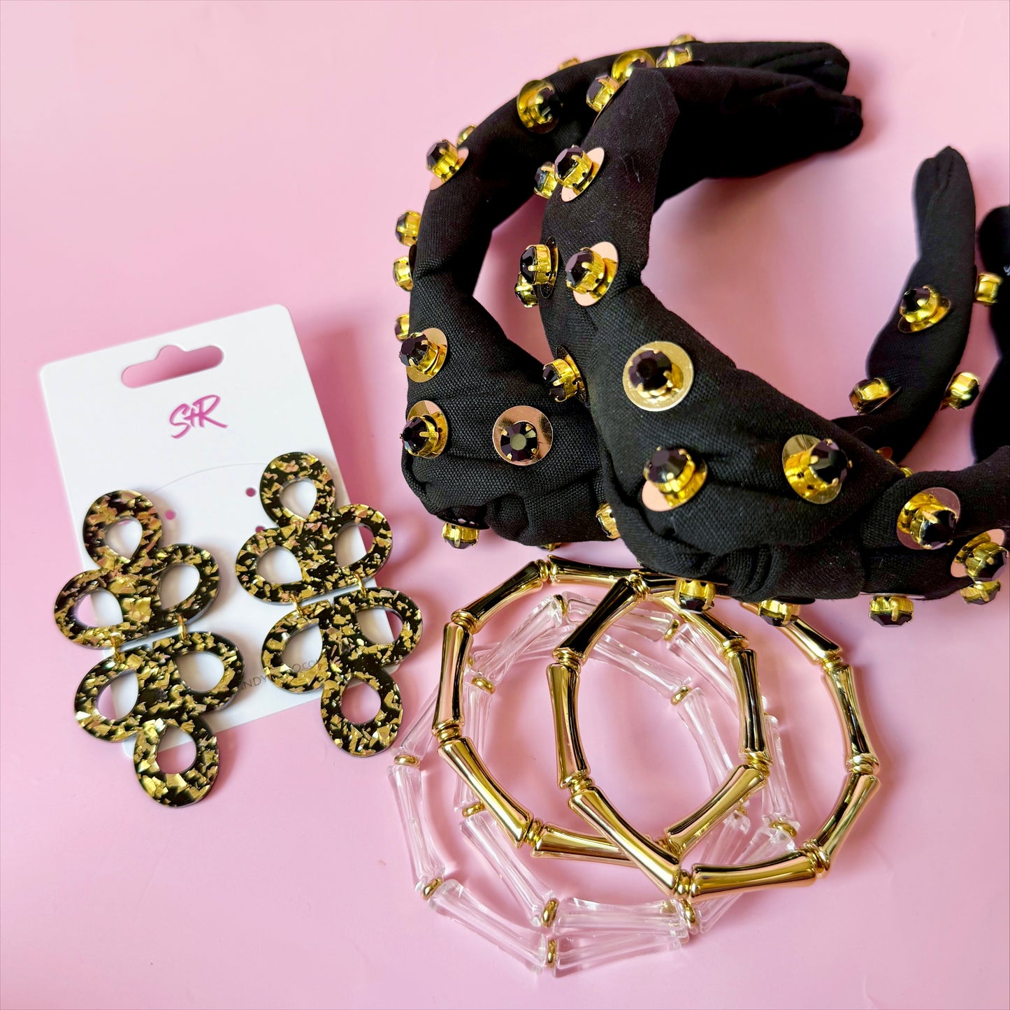 Black and Gold Luxe Headband