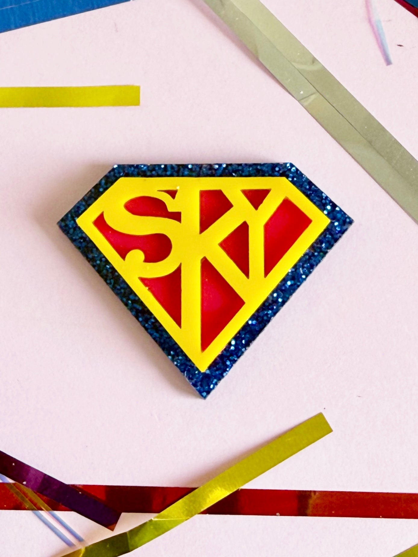 Sky Superhero Lapel Pin