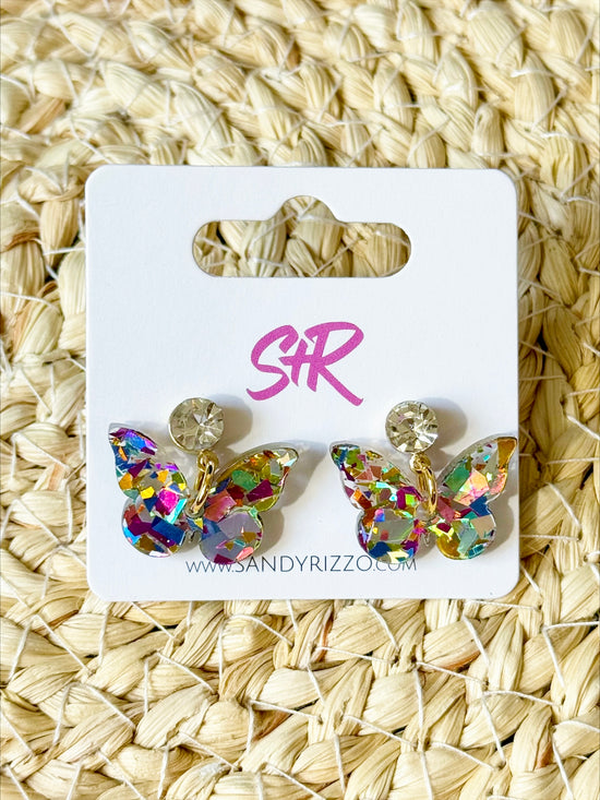 Pastel Rainbow Tween Butterfly