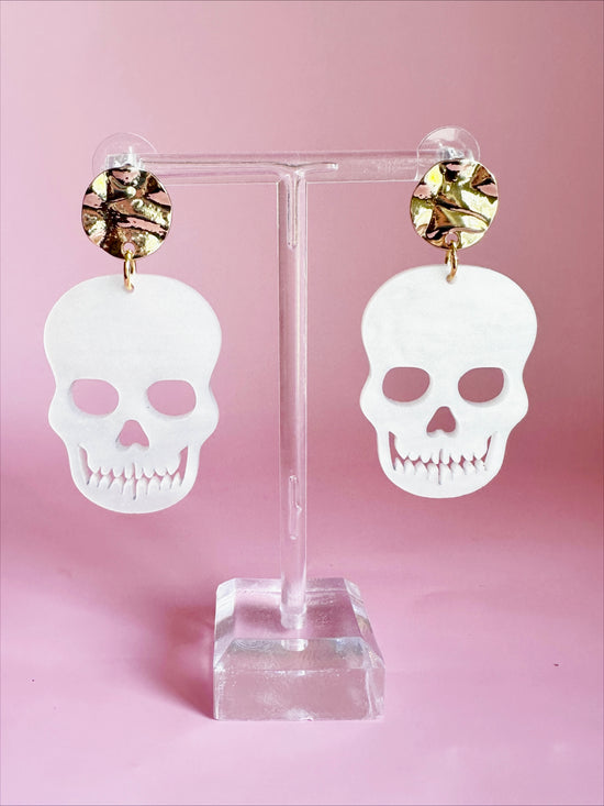 White Pearl Skulls