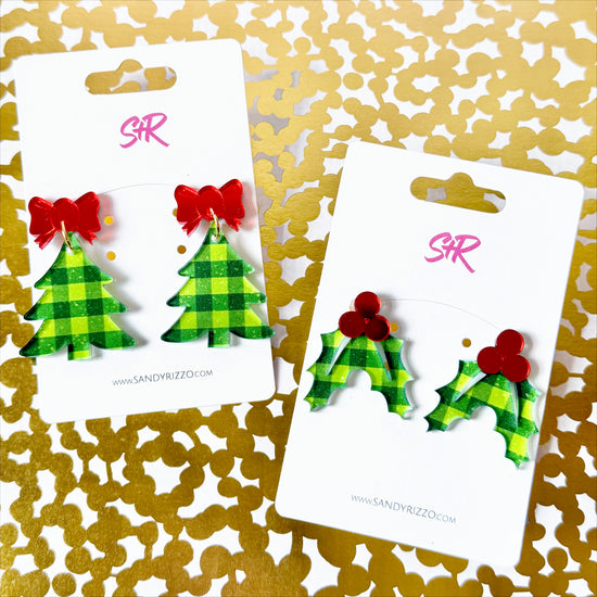 Green Plaid Christmas Tree