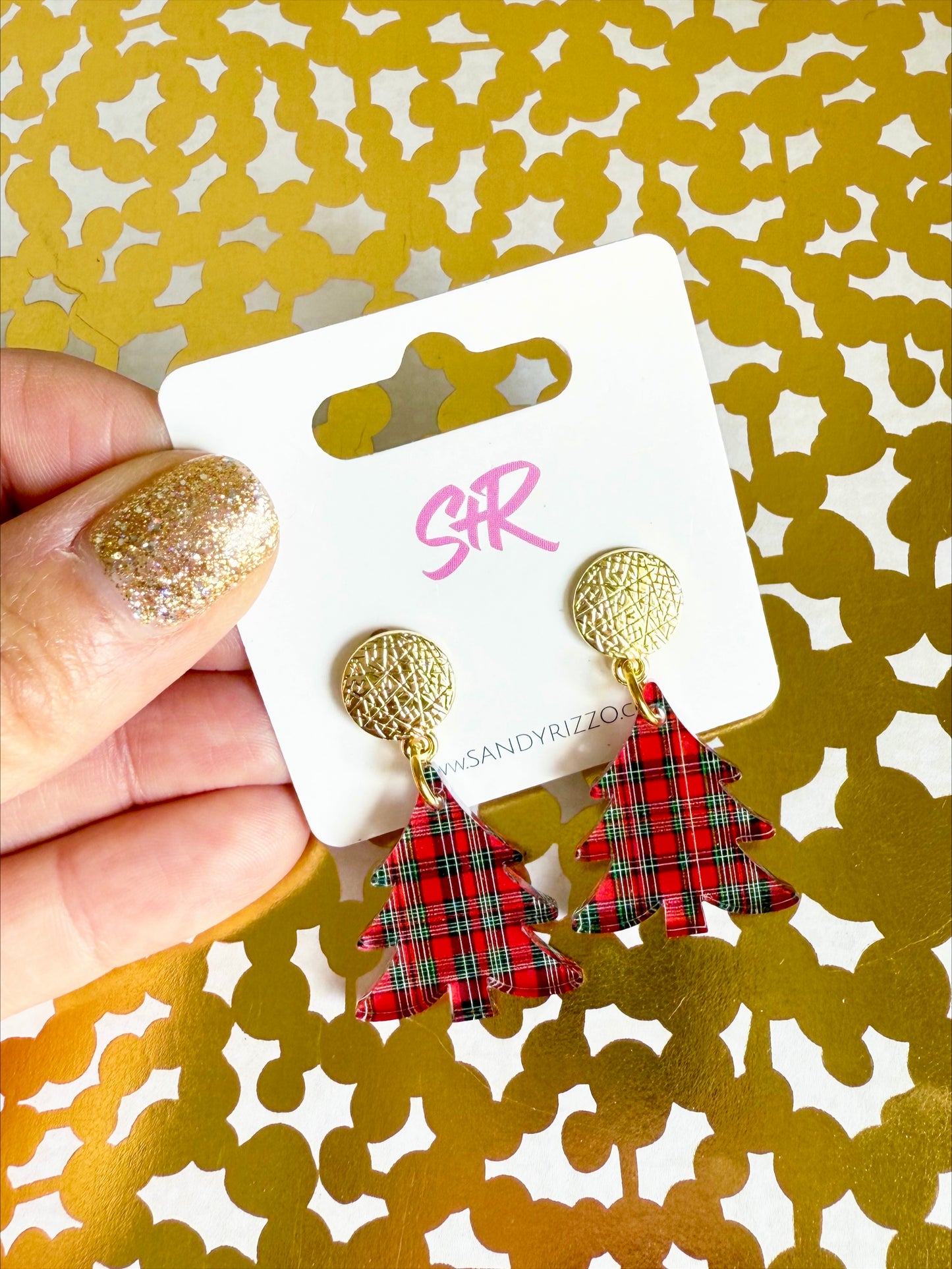 Red Plaid Petite Tree