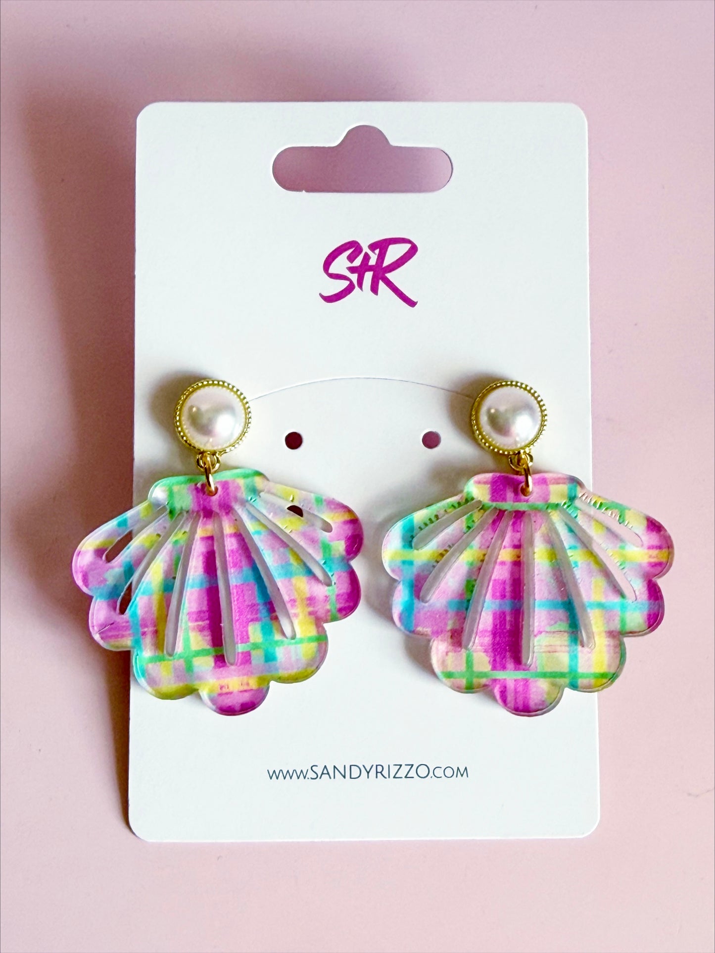Perfectly Plaid Seashell