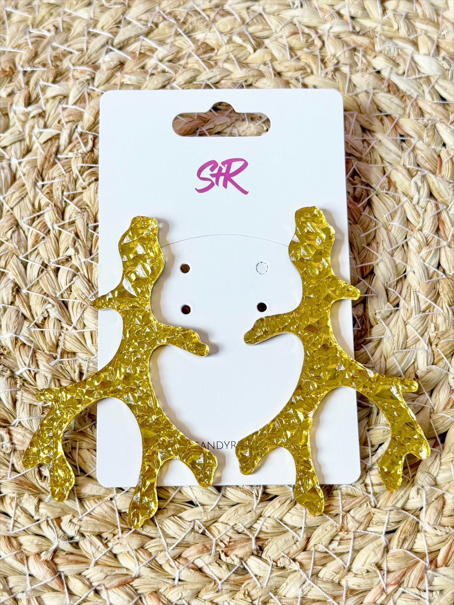 Coral Statement Stud