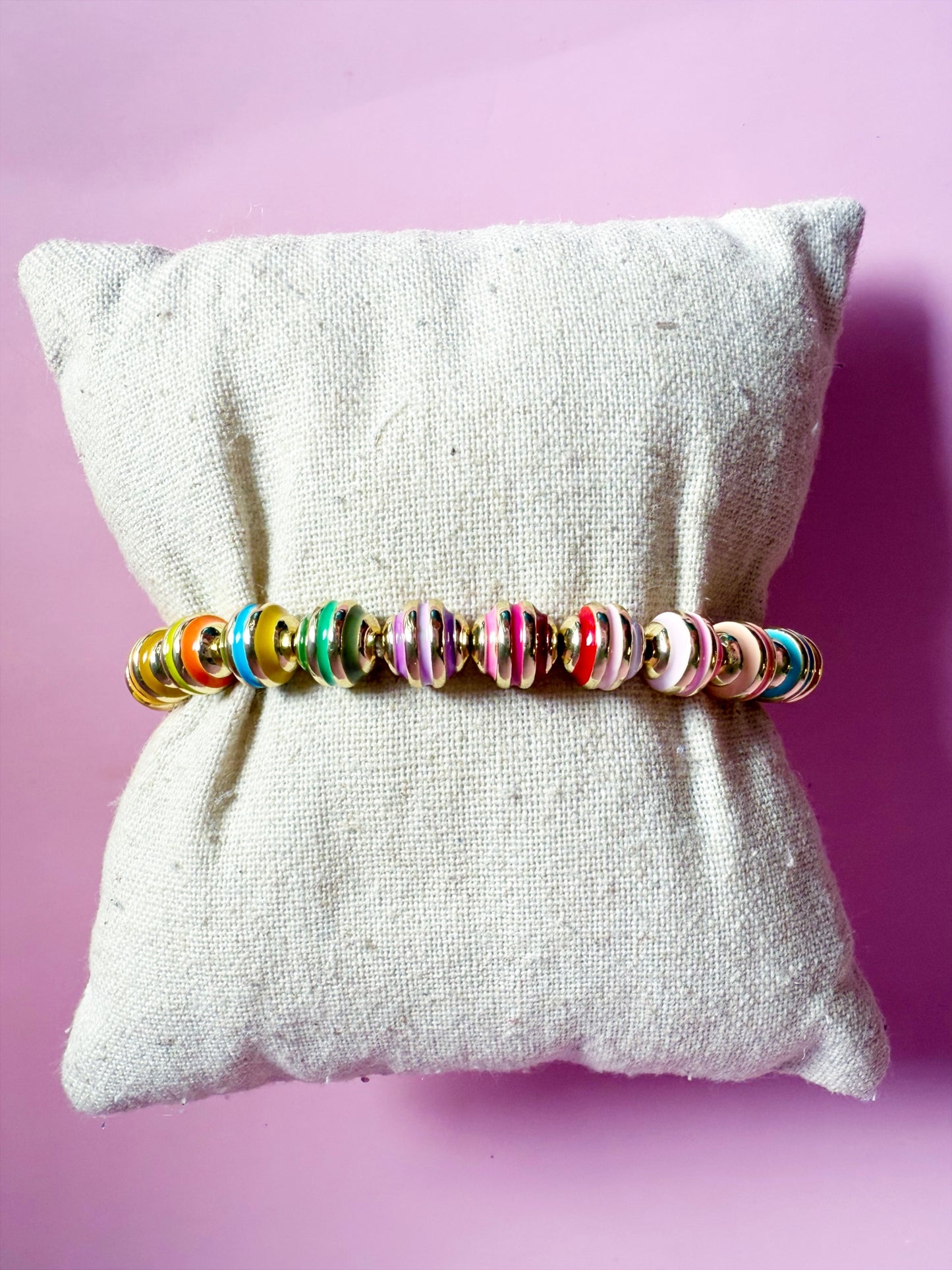 Ball of Color Stretch Bracelet