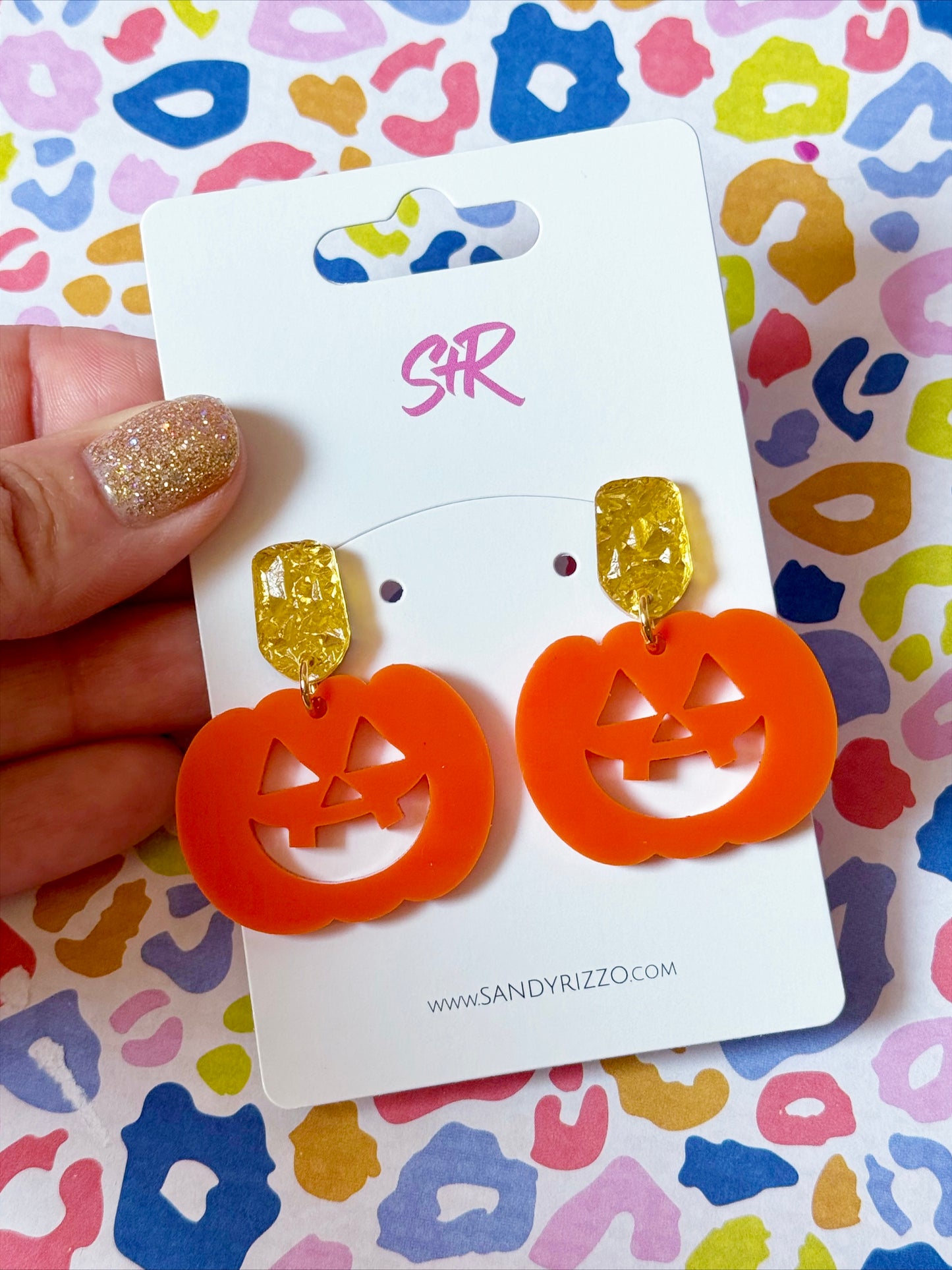 Happy Jack-o-Lantern Dangle