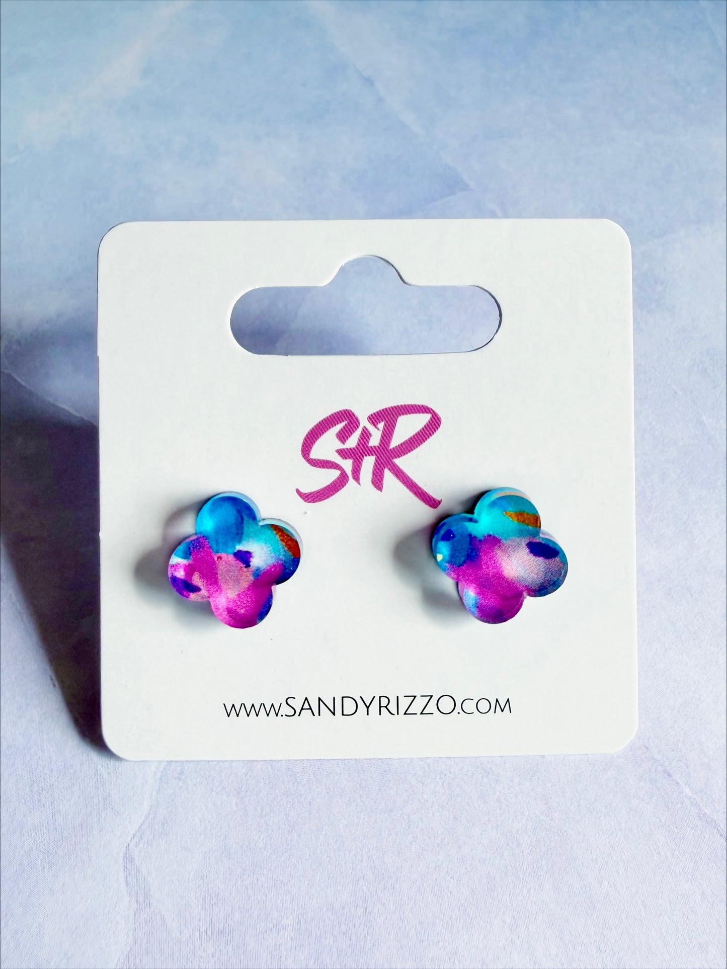 Rocking Retro Quatrefoil Stud