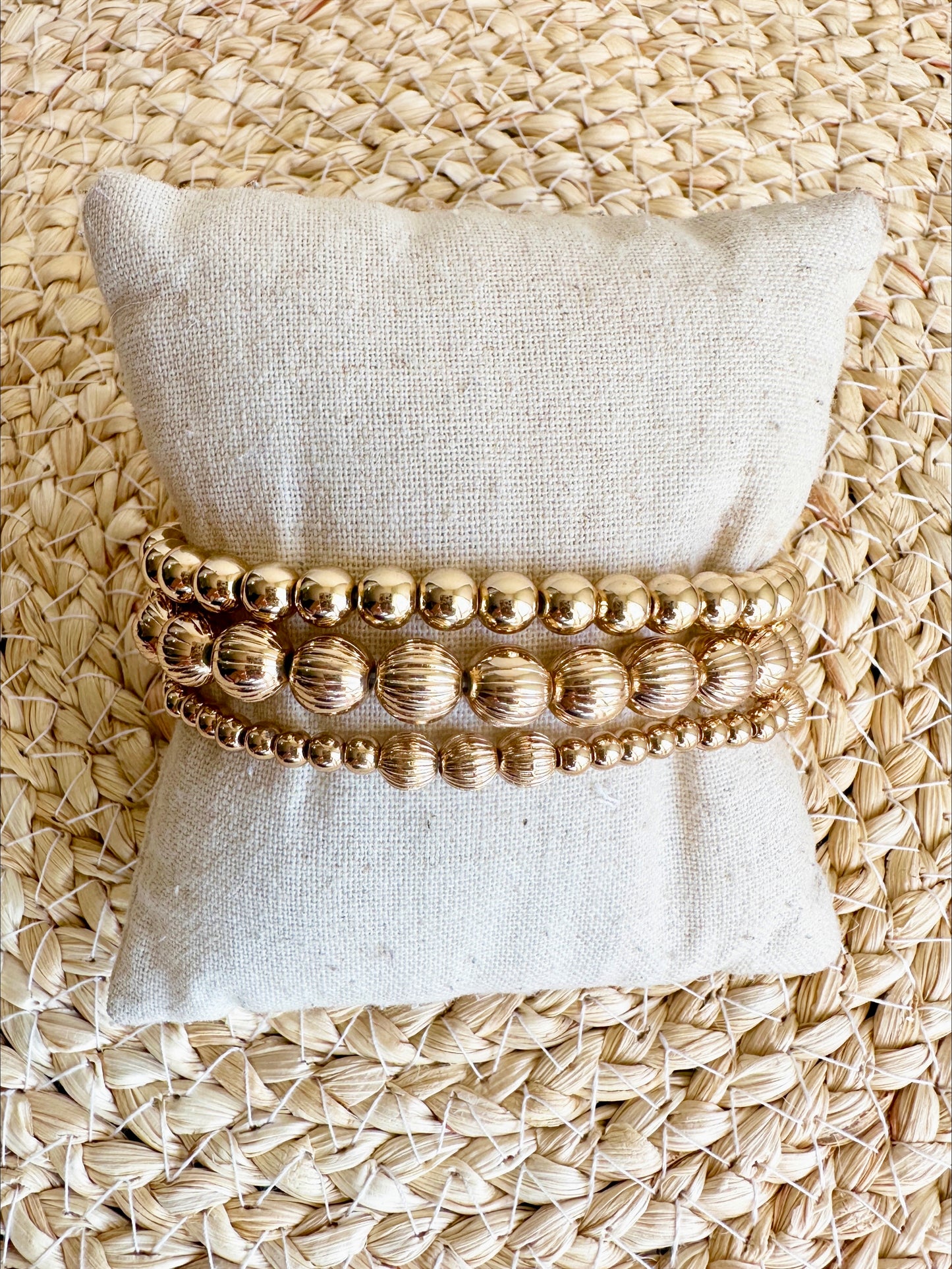Water Resistant Gold Chunky Stack