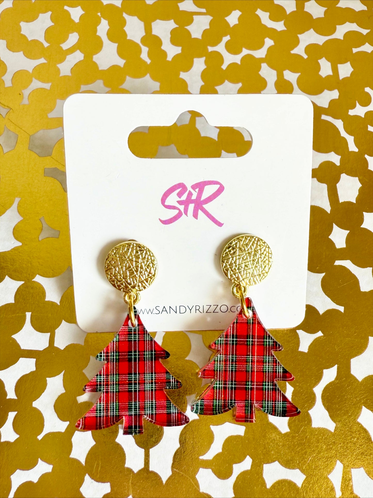 Red Plaid Petite Tree