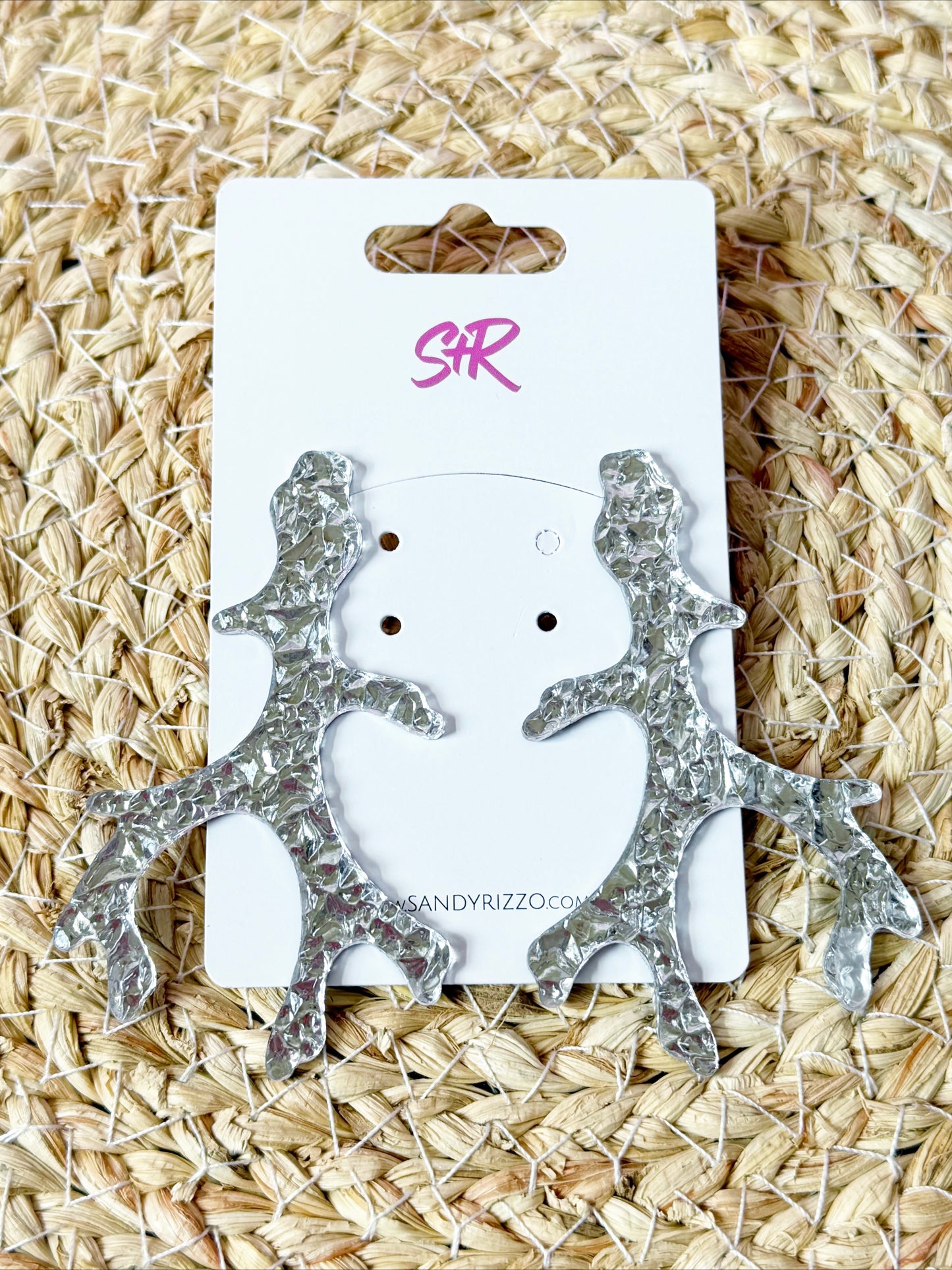Coral Statement Stud