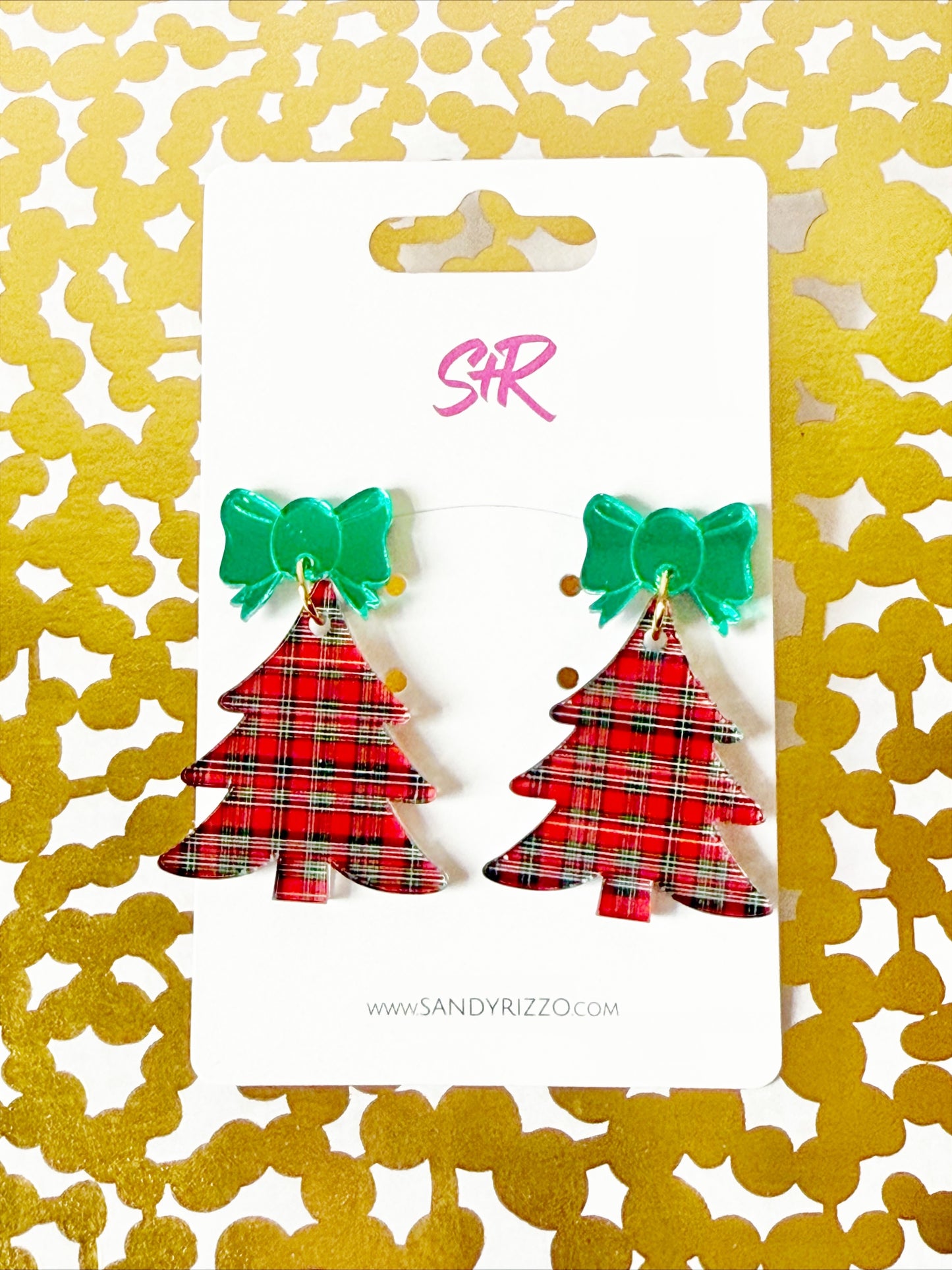 Red Plaid Christmas Tree