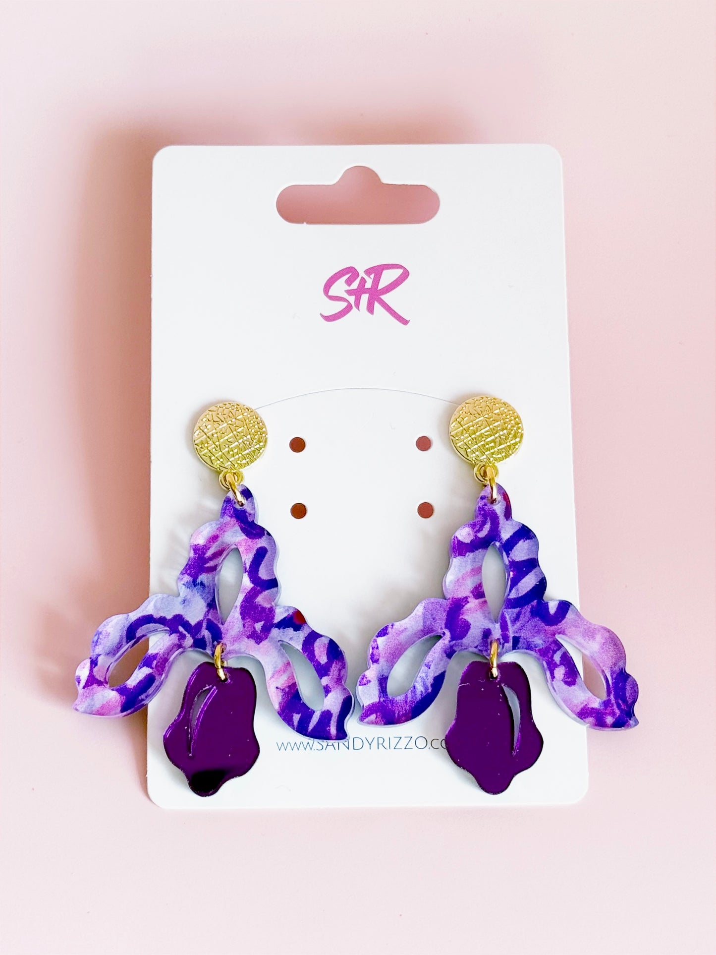 Iris Wildflower Dangle