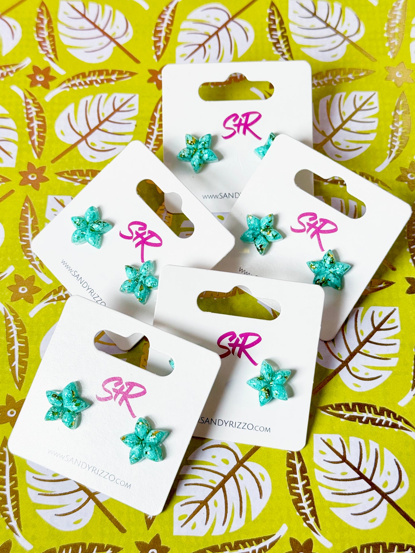 Turquoise Star Stud