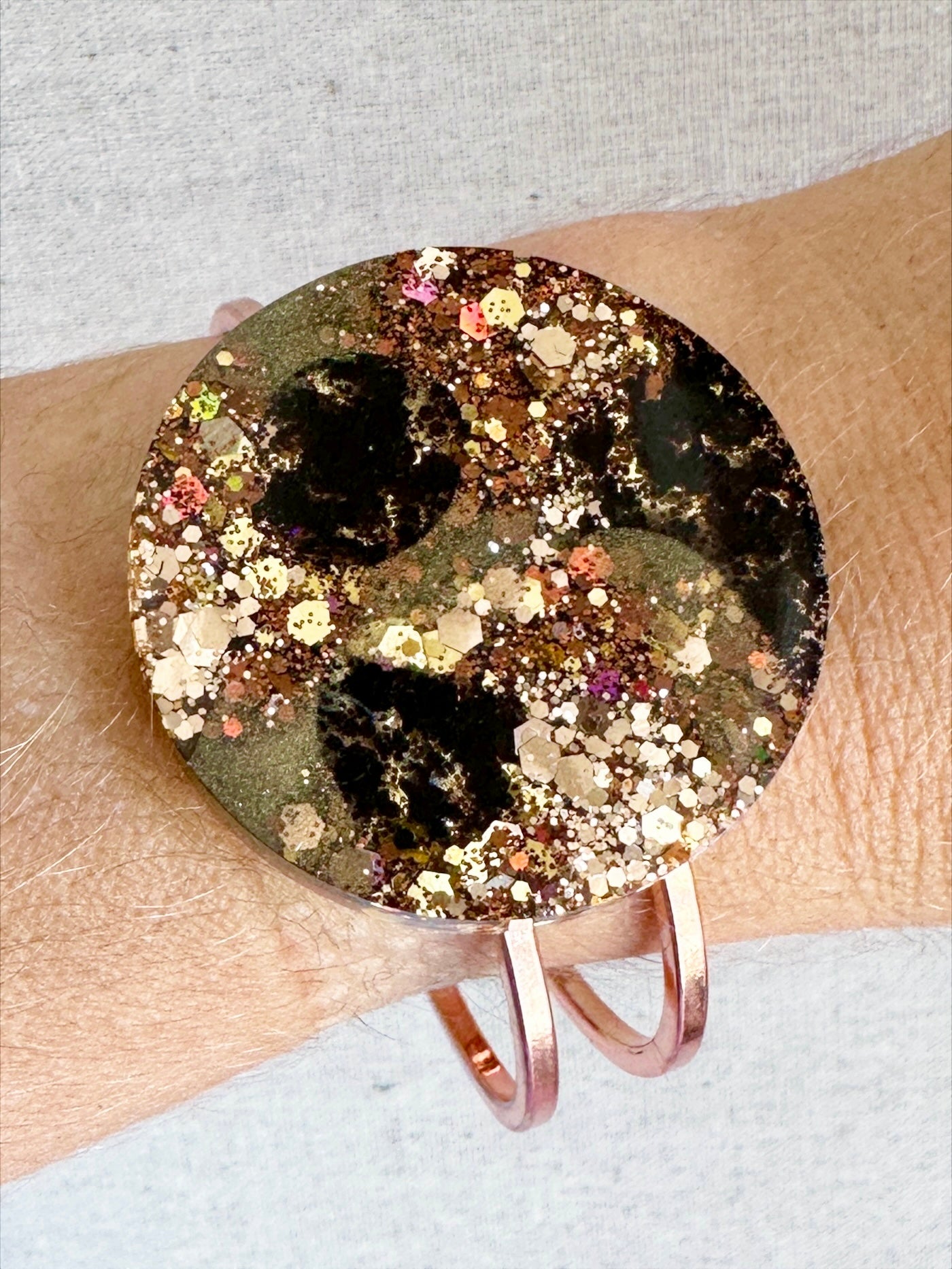 Leopard Resin Cuff