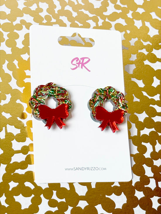 Tinsel Wreath Stud