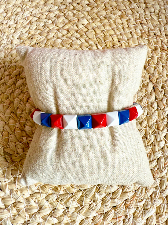 Party in the USA Studded Stretch Bracelet