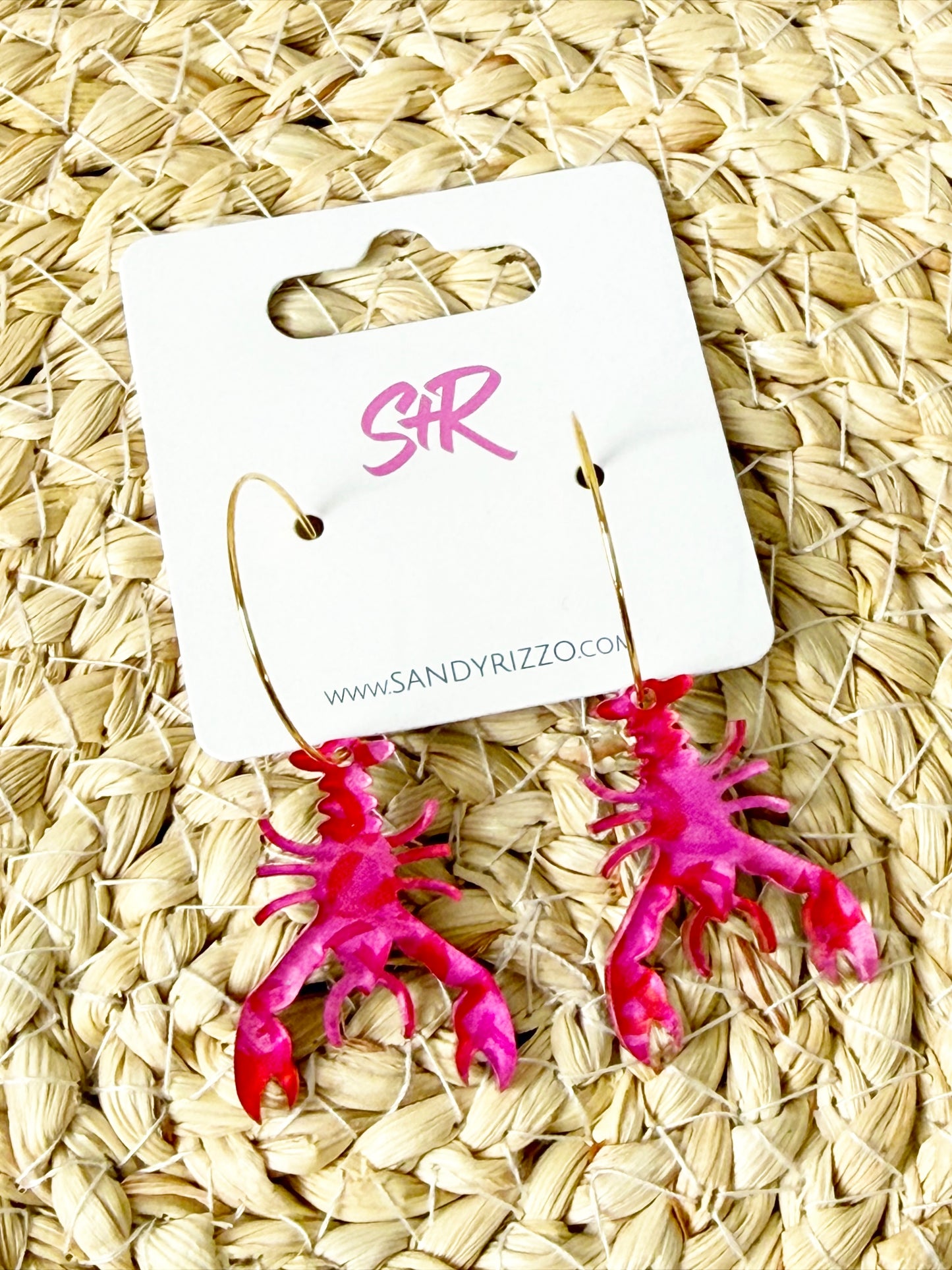 Bayou Blush Crawfish Hoop