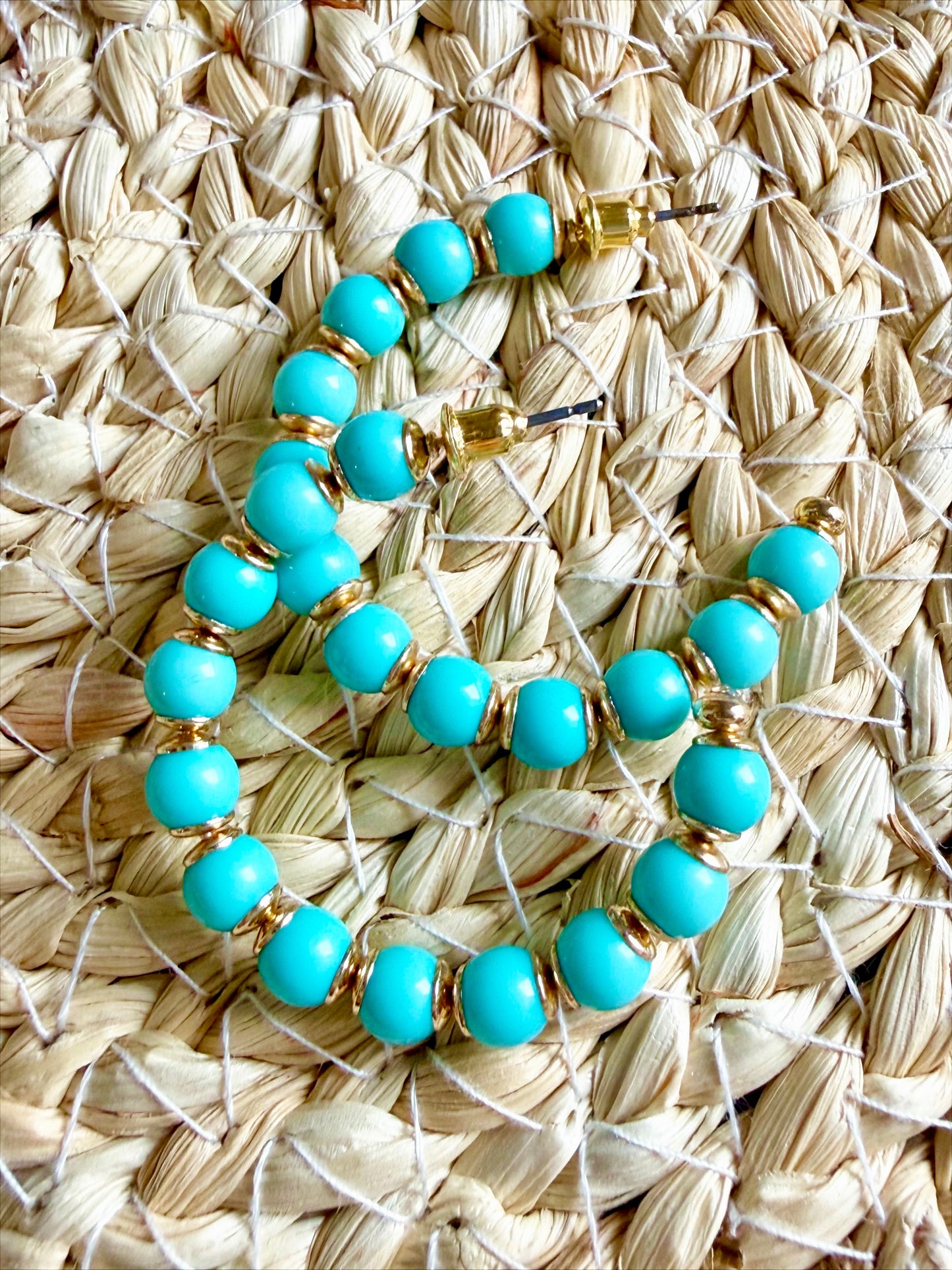 The Perfect Turquoise Hoop