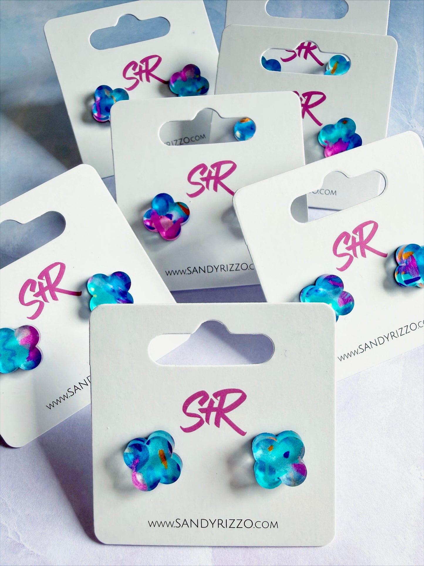 Rocking Retro Quatrefoil Stud
