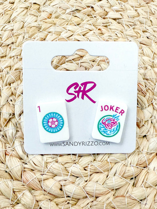 Joker Pastel Mahjong Stud