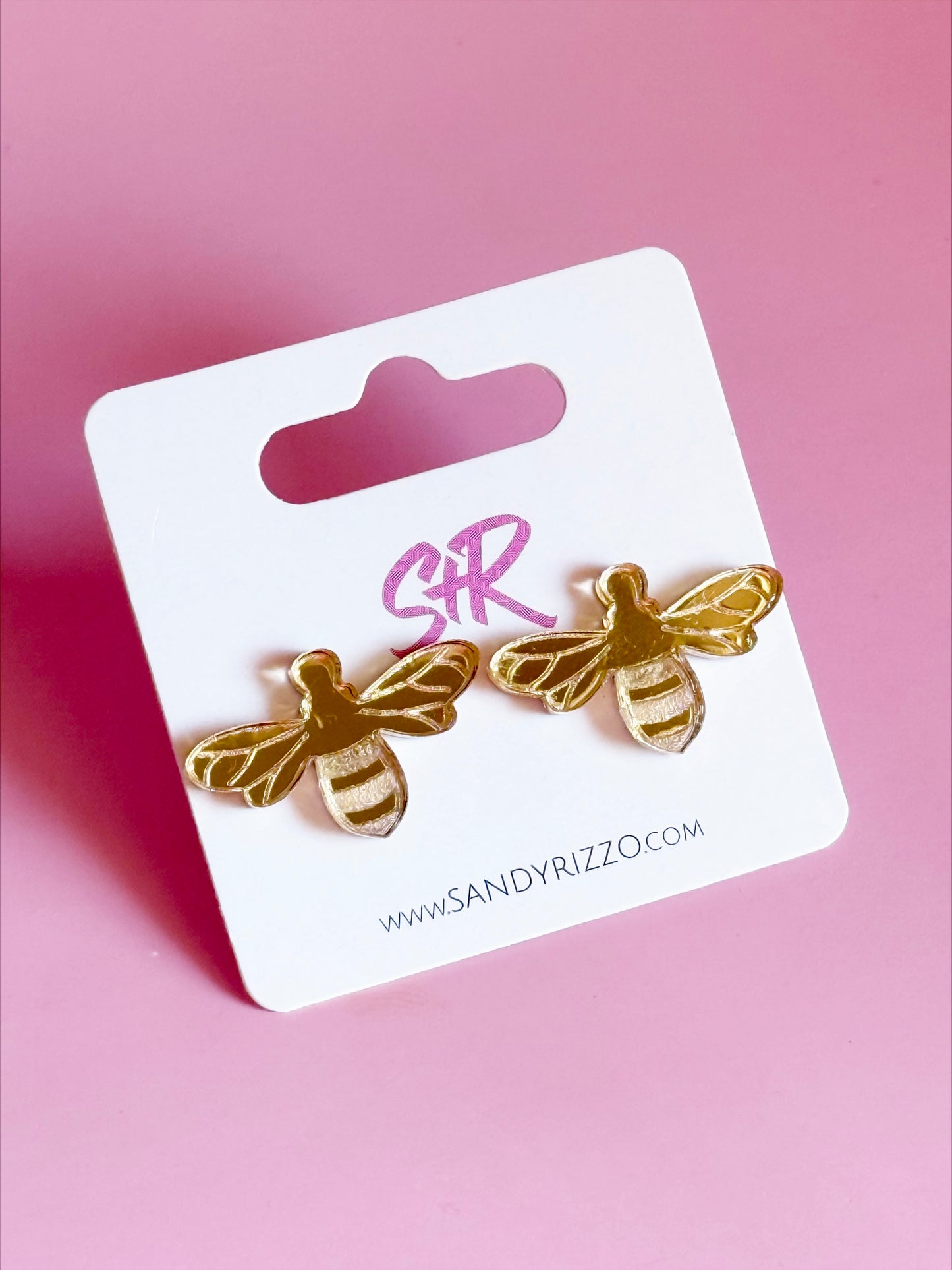 Acrylic Bee Stud